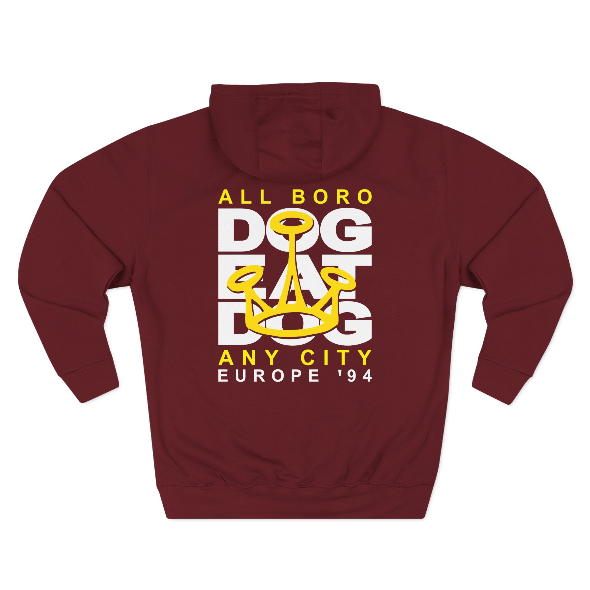 Dog Eat Dog Three-Panel Fleece Hoodie