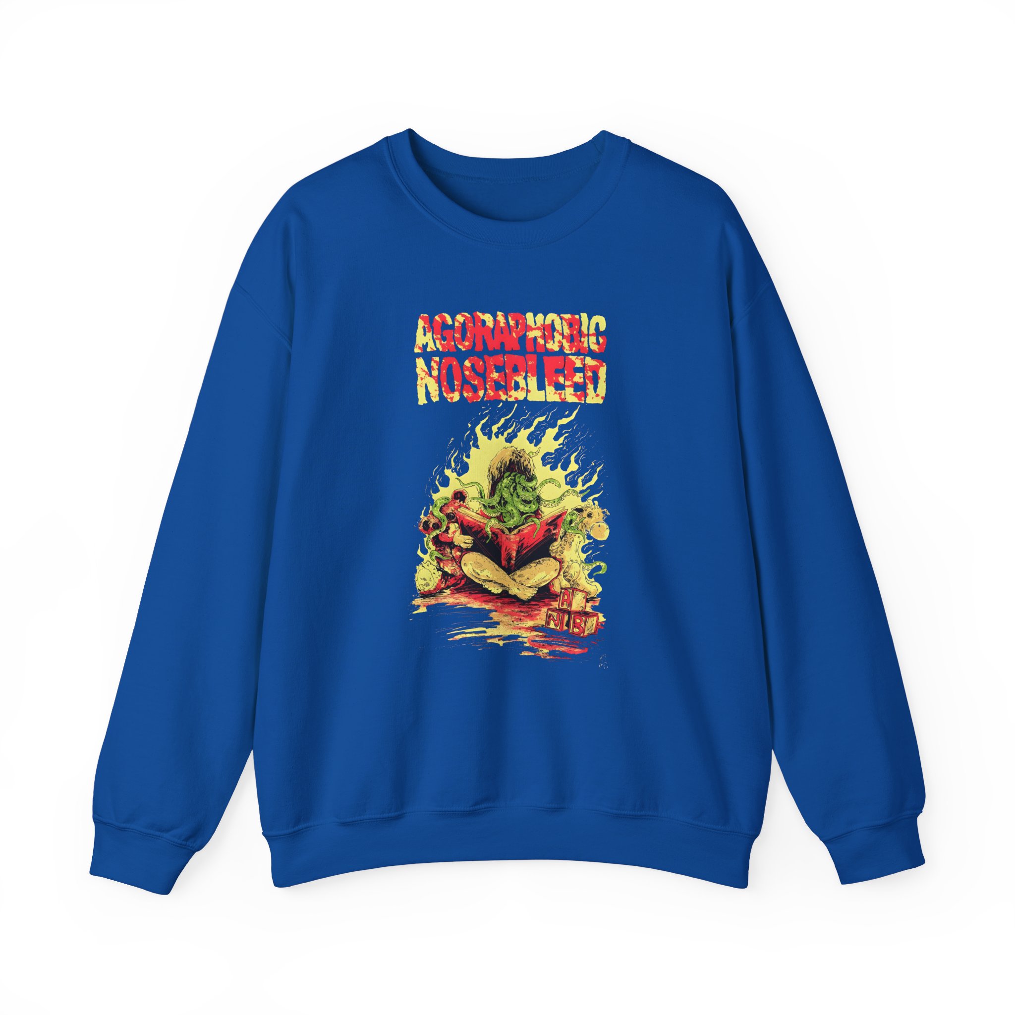 Agoraphobic Nosebleed Octo Book Unisex Heavy Blendâ„¢ Crewneck Sweatshirt