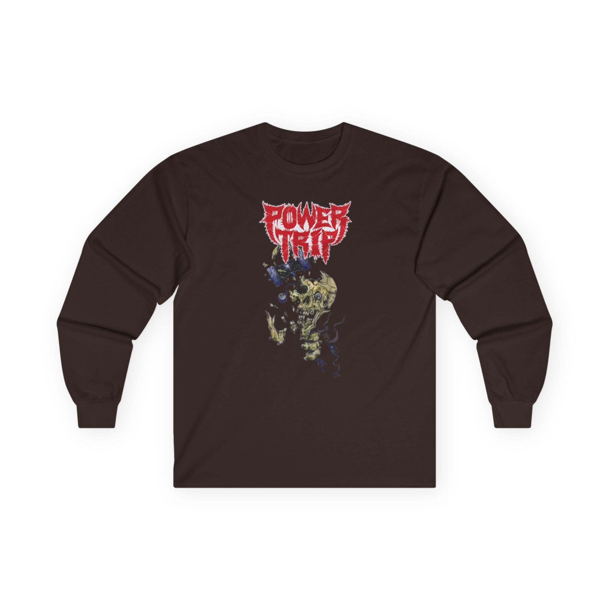 Power Trip Hammer Skull Unisex Ultra Cotton Long Sleeve Tee