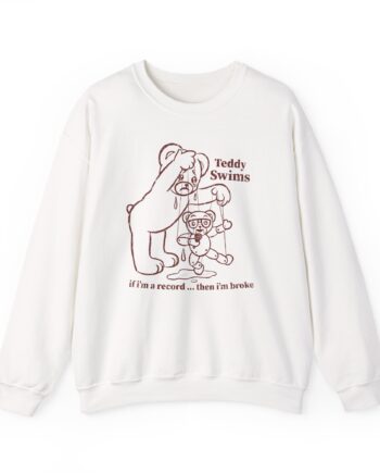 Teddy Swims Broken Record Unisex Heavy Blend Crewneck Sweatshirt