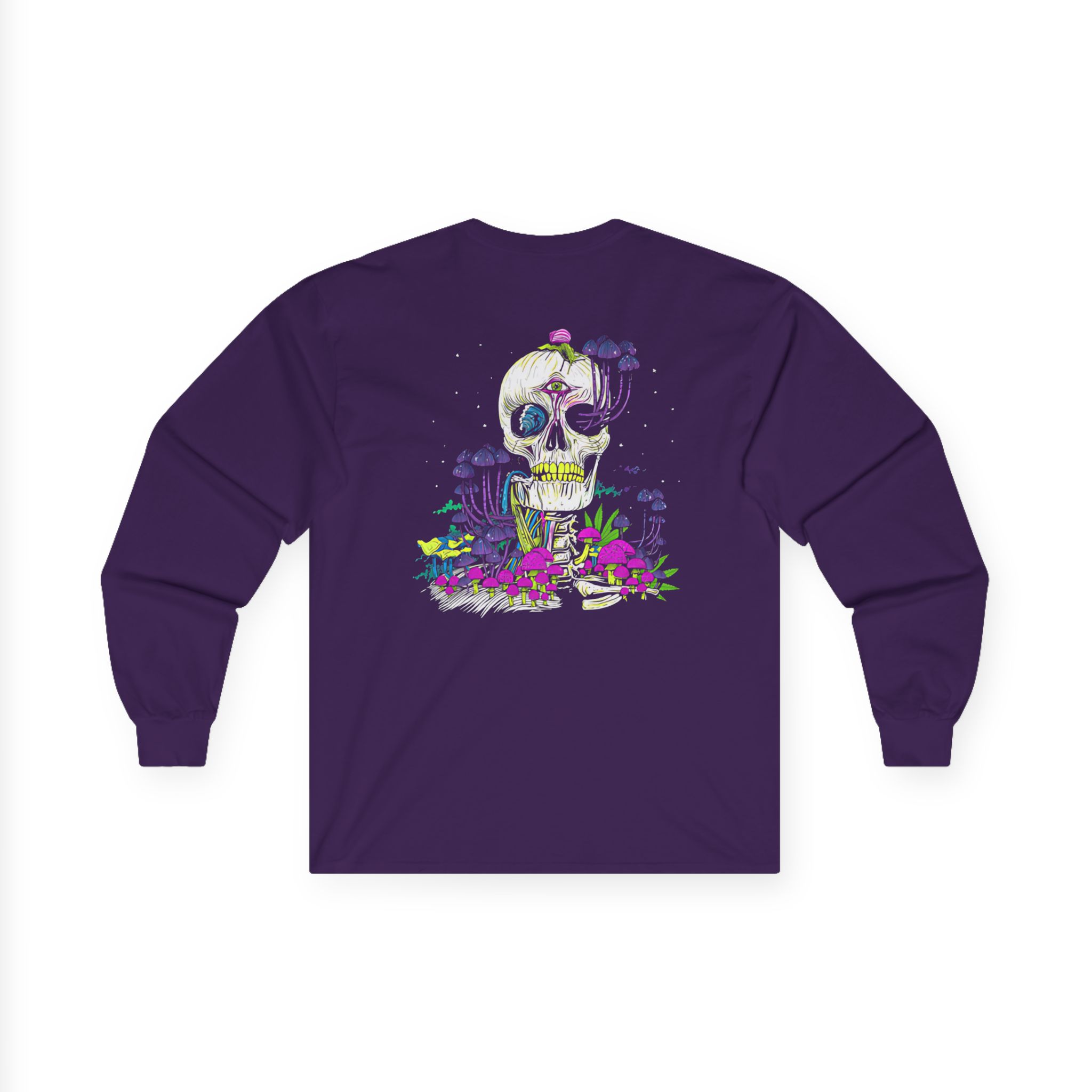 Incubus Magic Mushroom Skull Unisex Ultra Cotton Long Sleeve Tee