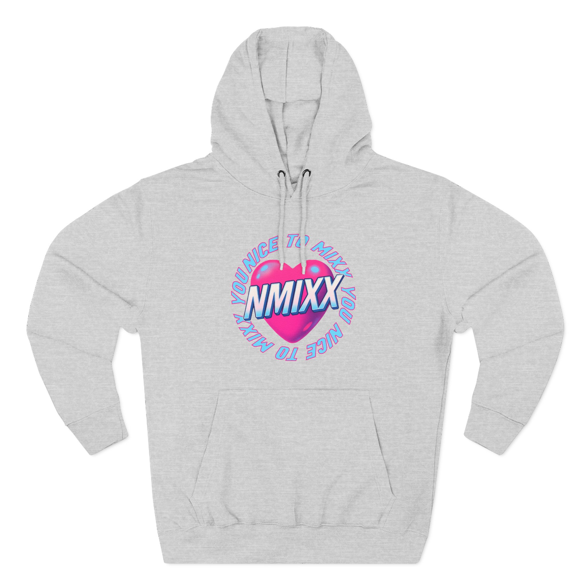 Nmixx Three-Panel Fleece Hoodie