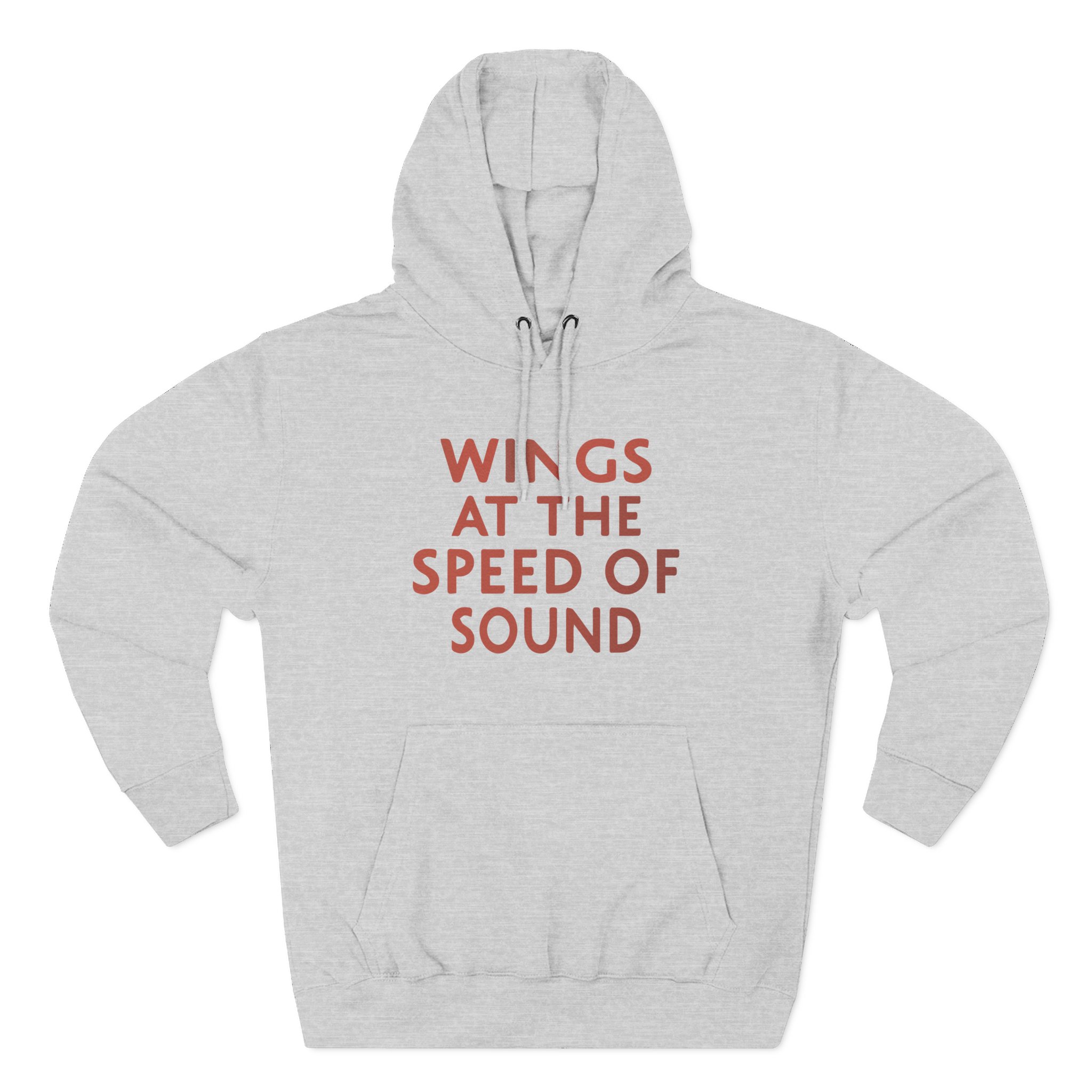 Wings at the Speed of Sound Three-Panel Fleece Hoodie