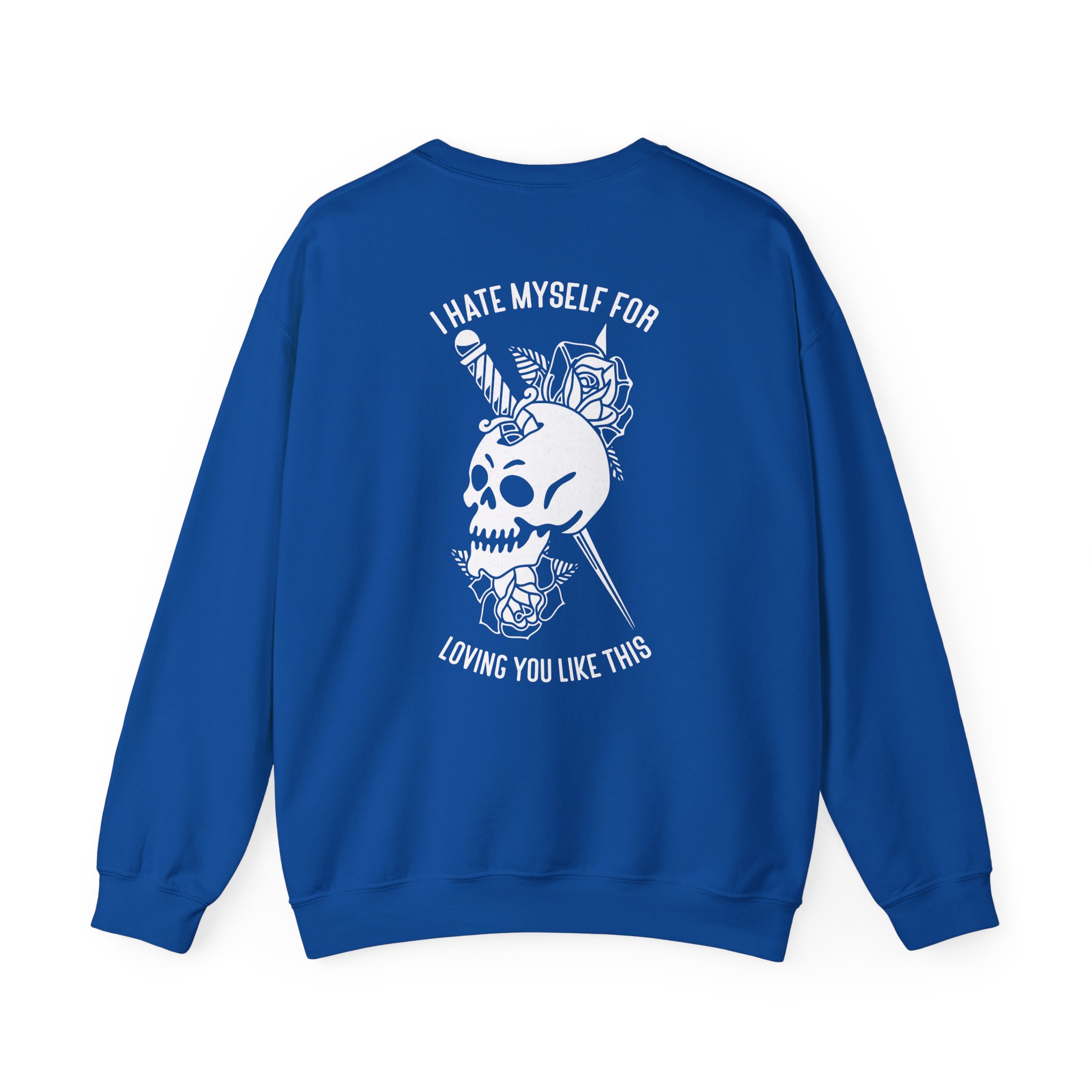 Bayside Dagger Skull Unisex Heavy Blendâ„¢ Crewneck Sweatshirt