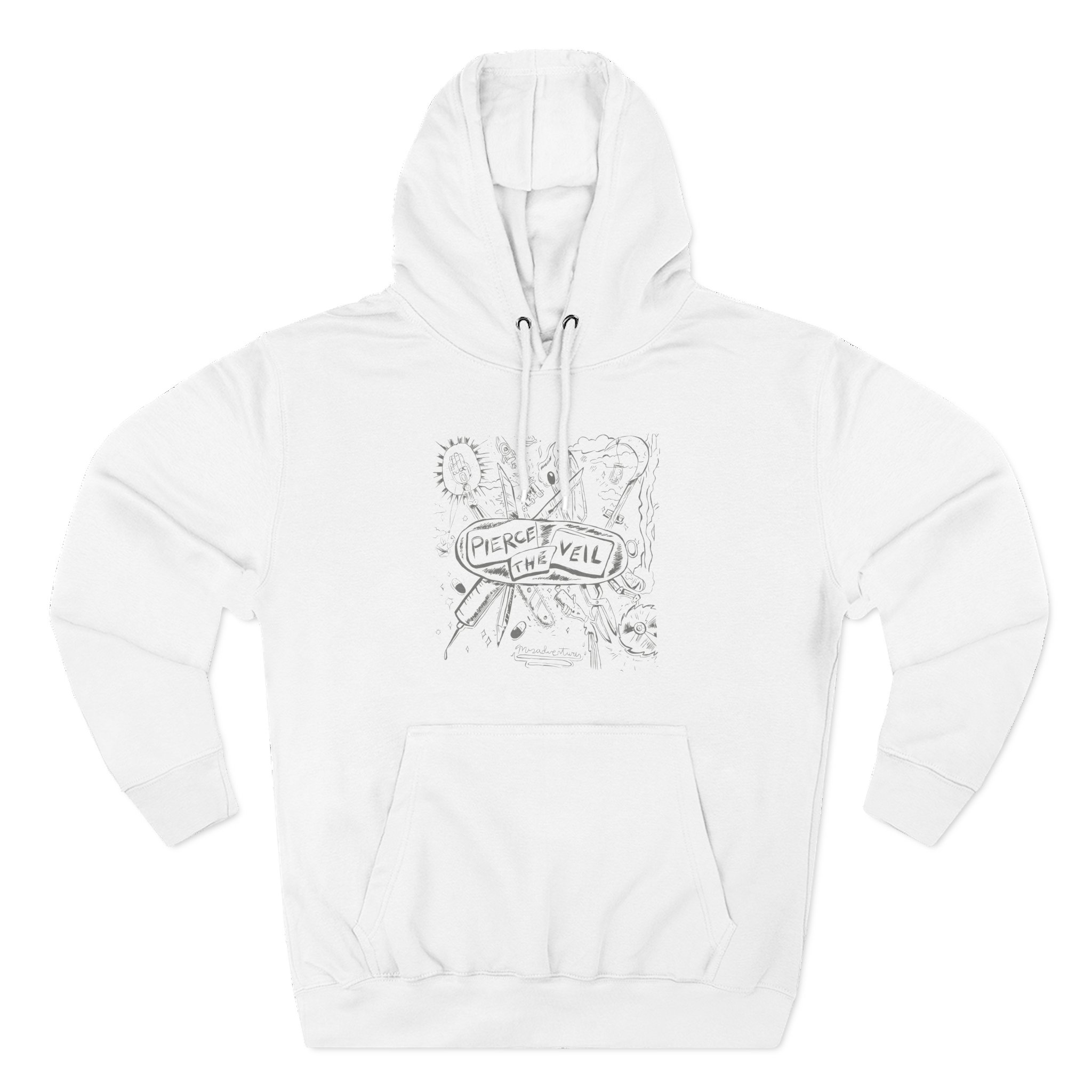 Pierce the Veil Misadventures Three-Panel Fleece Hoodie