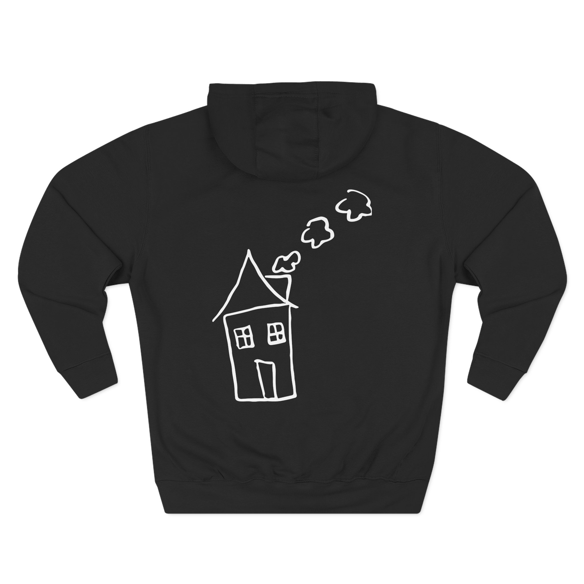 Aitch Pocket Logo Three-Panel Fleece Hoodie