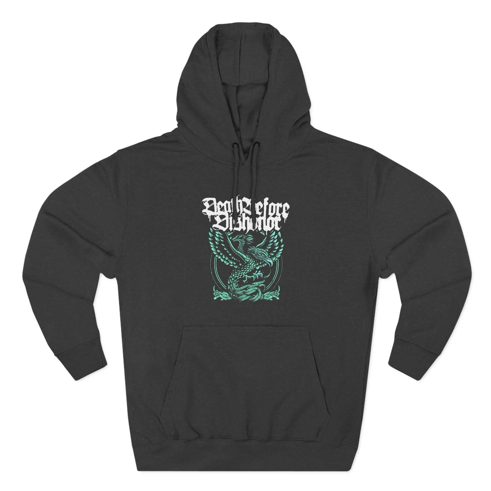 Death Before Dishonor Phoenix Three-Panel Fleece Hoodie