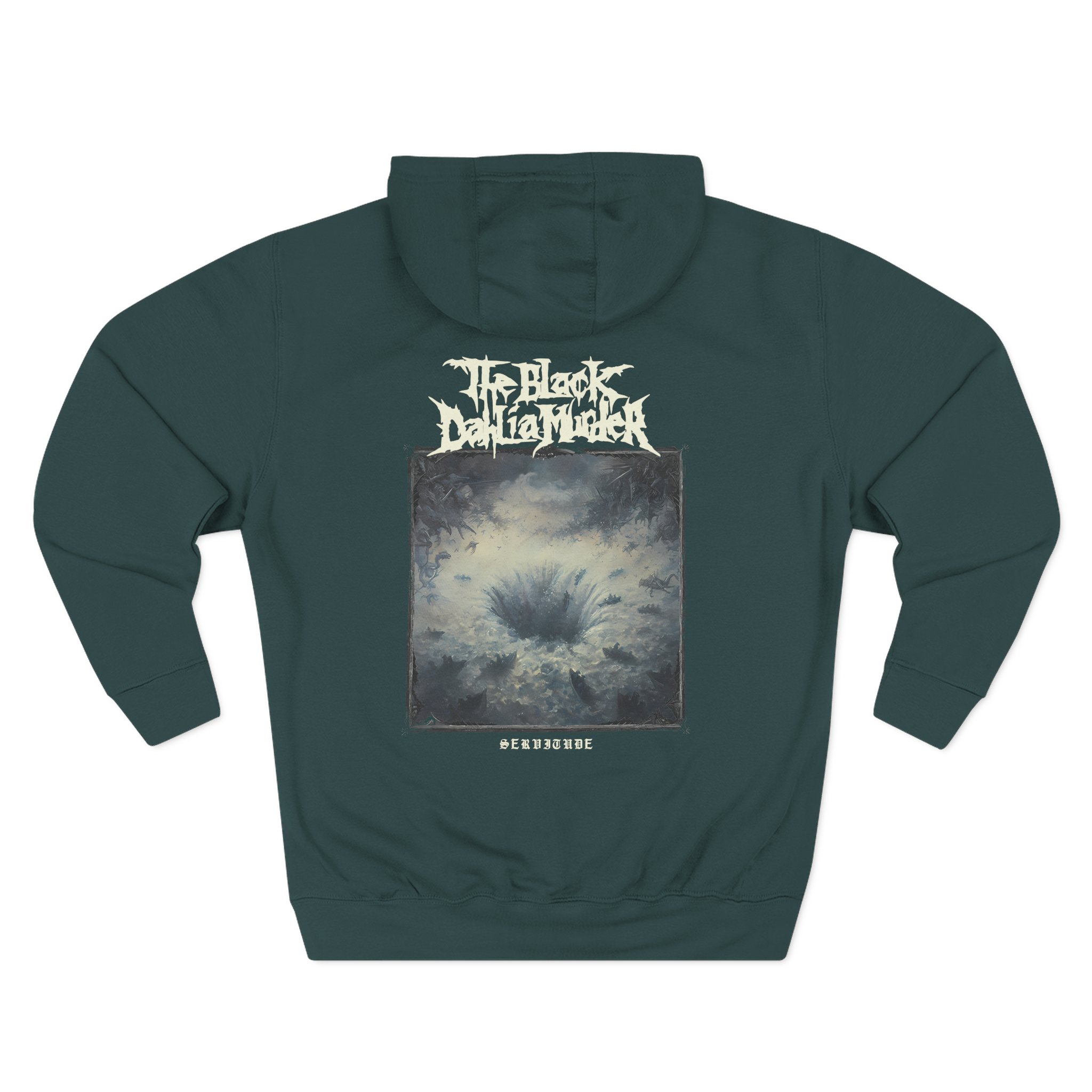 The Black Dahlia Murder Servitude Three-Panel Fleece Hoodie