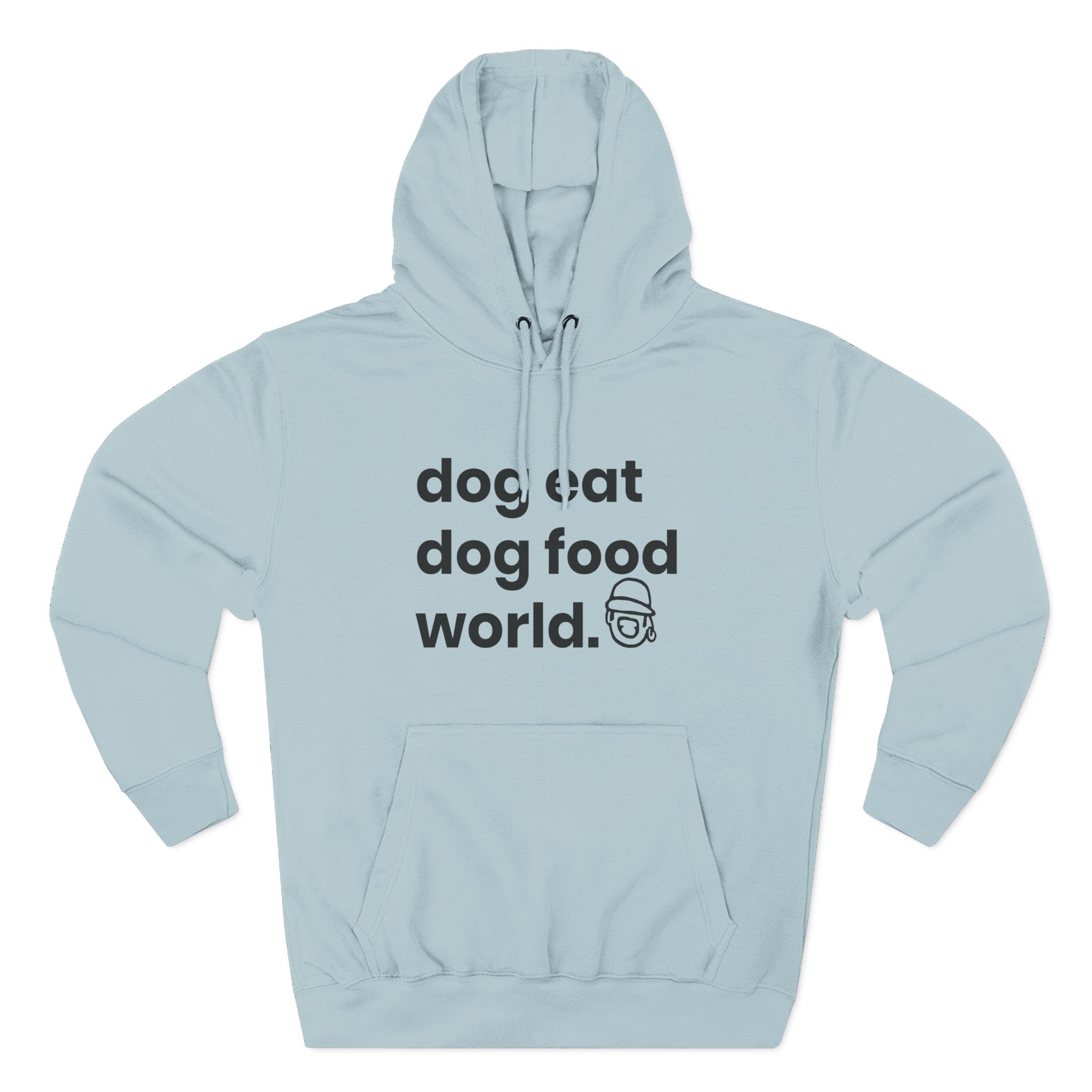 Niko B Dog Eat Dog Food World Three-panel Fleece Hoodie