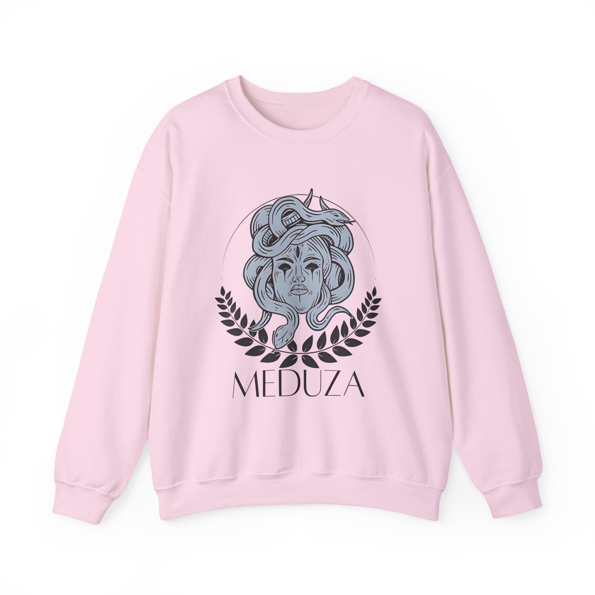 Meduza Head Fleece Unisex Heavy Blendâ„¢ Crewneck Sweatshirt
