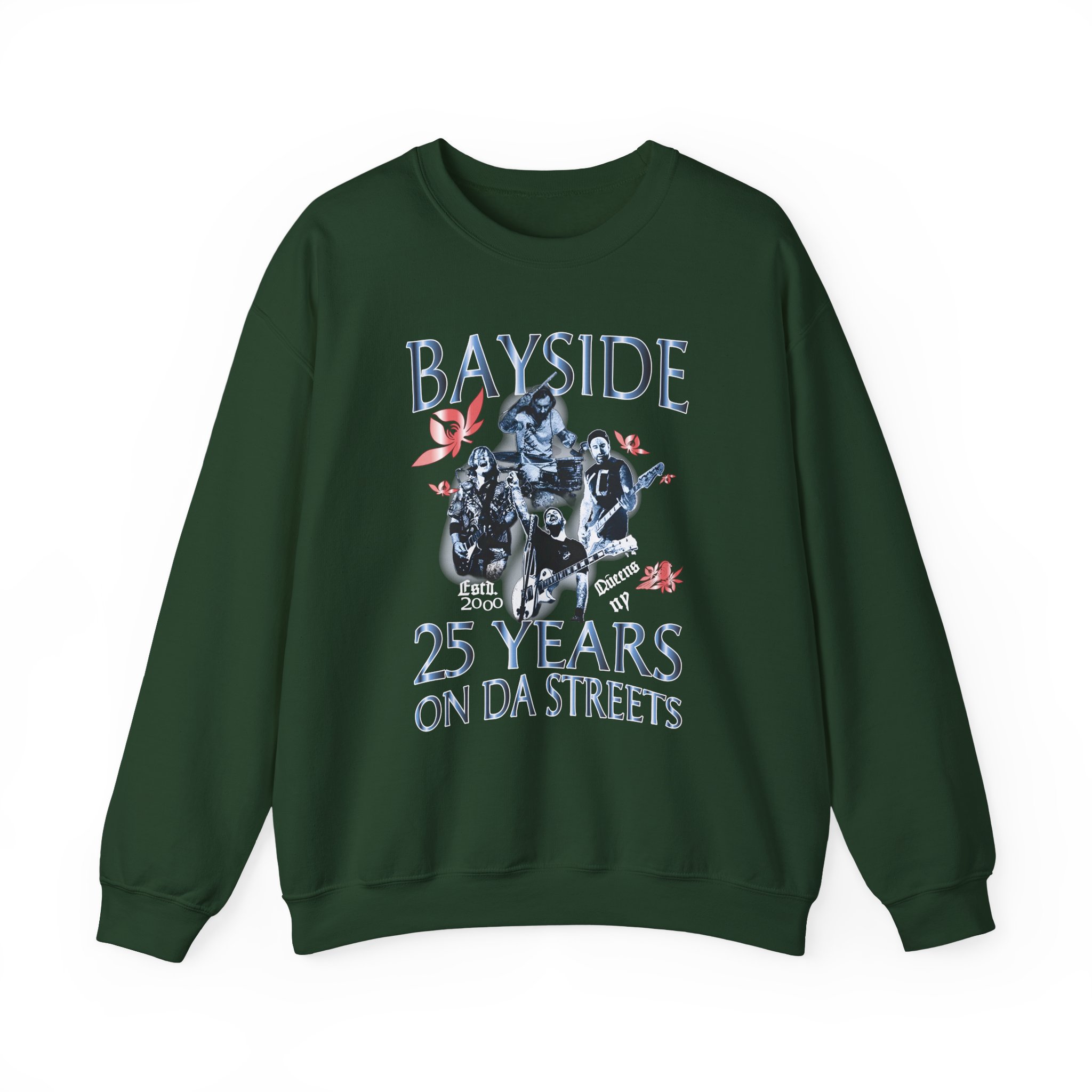 Bayside Bootleg Unisex Heavy Blendâ„¢ Crewneck Sweatshirt