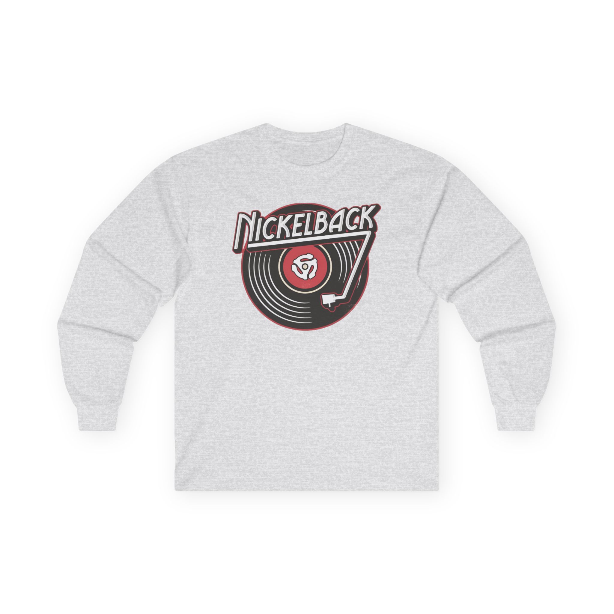 Nickelback Record Natural Ringer Unisex Ultra Cotton Long Sleeve Tee