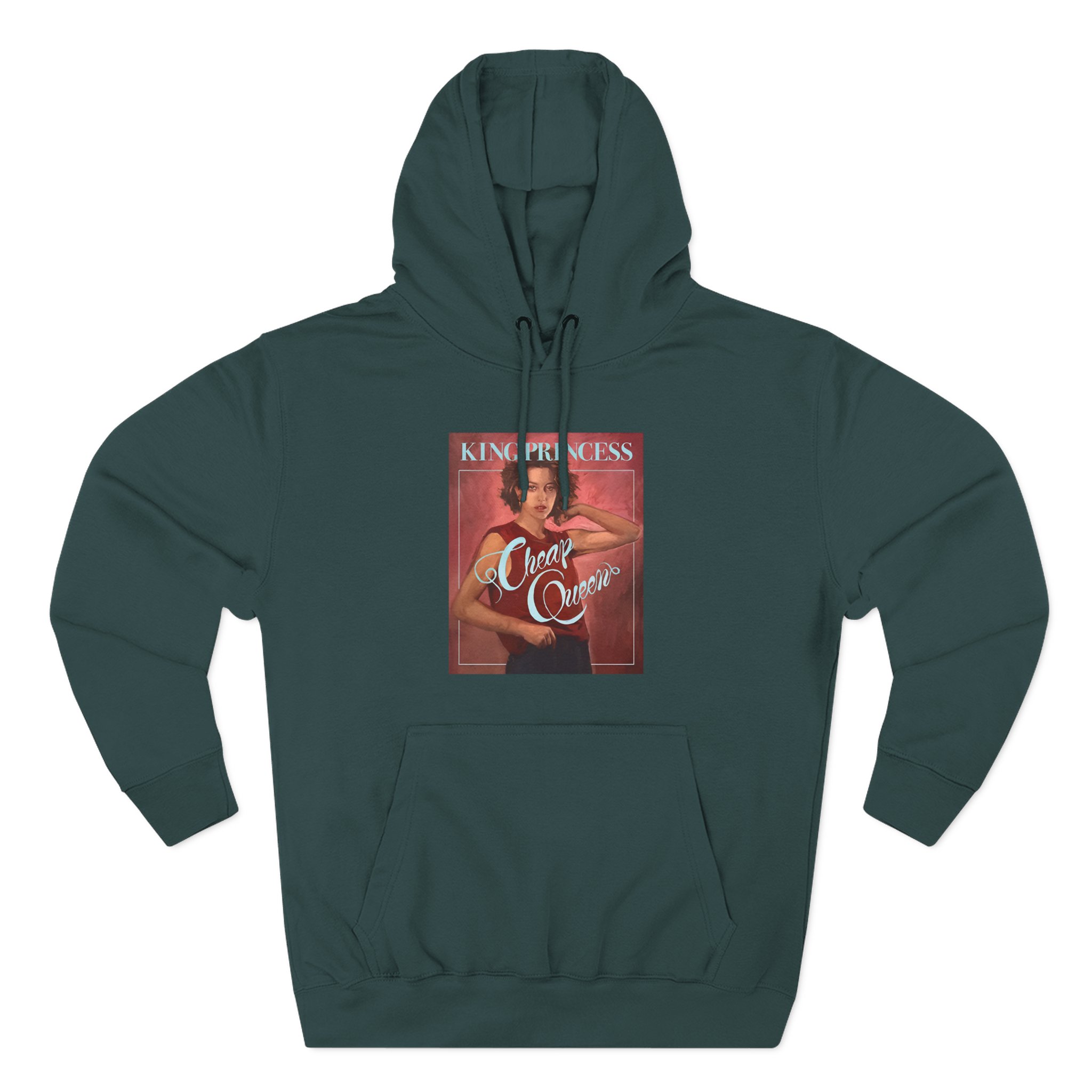 King Princess Cheap Queen Three-Panel Fleece Hoodie