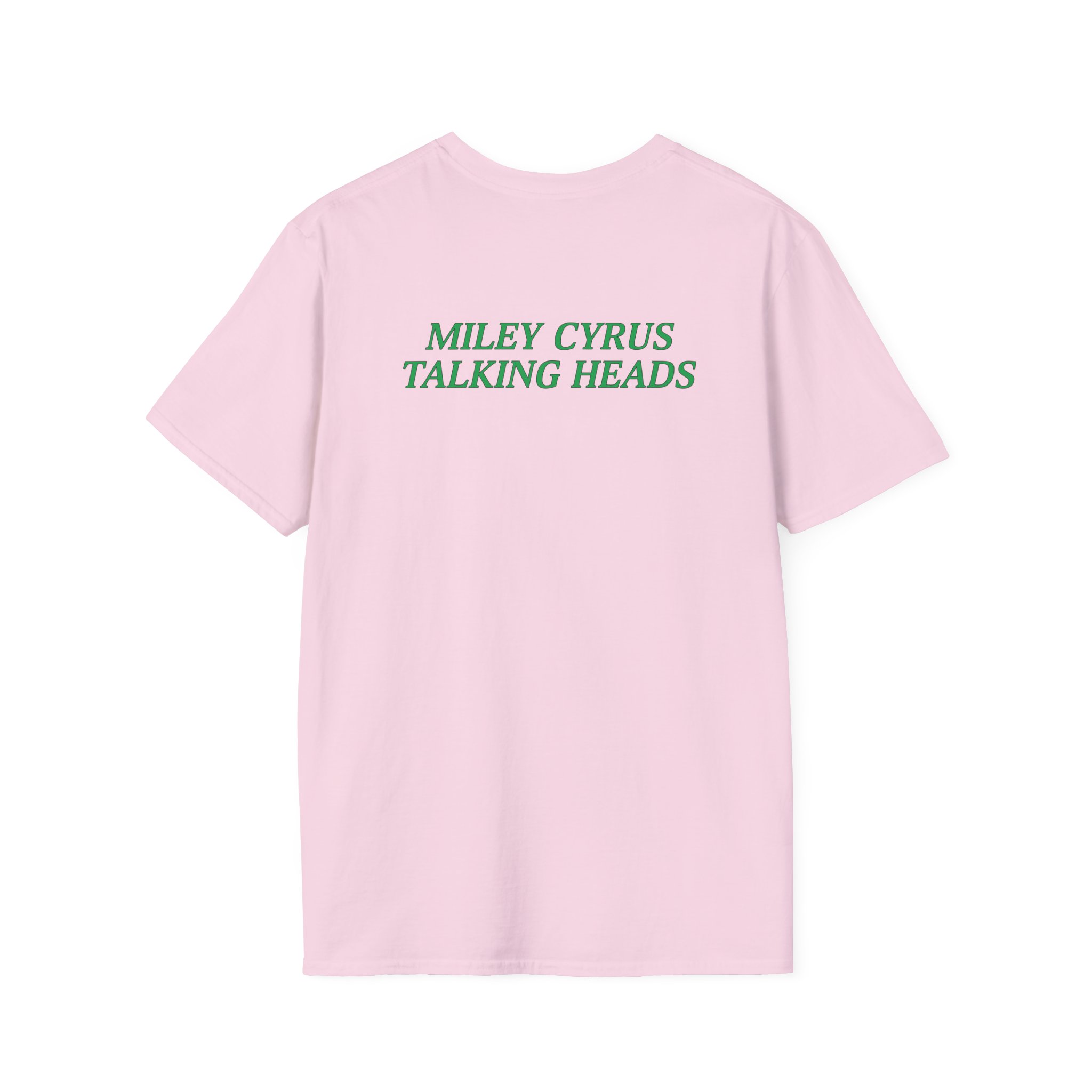 Talking Heads X Miley Psycho Killer Unisex Softstyle T-Shirt