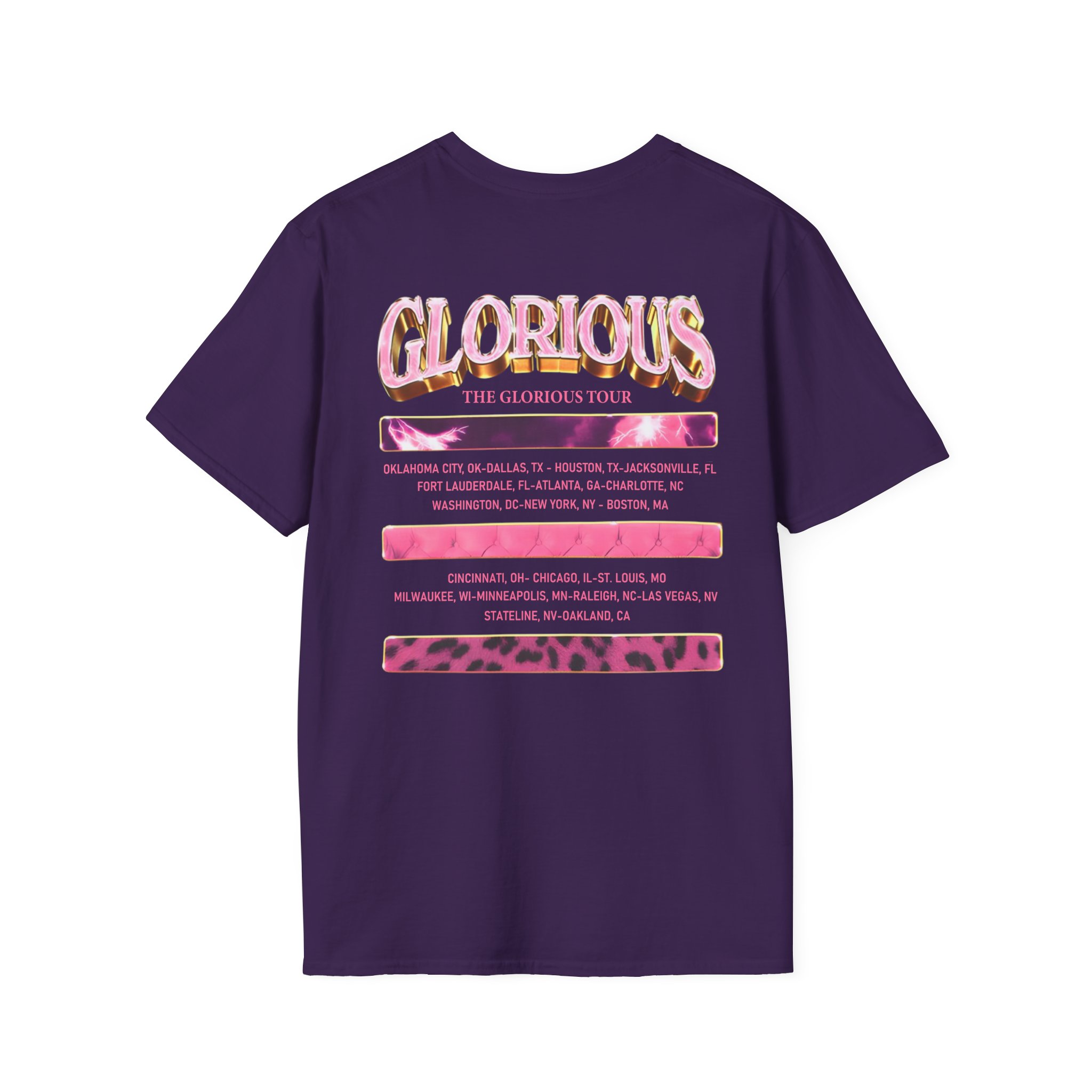 Glorilla Glorious Tour From Memphis Unisex Softstyle T-Shirt