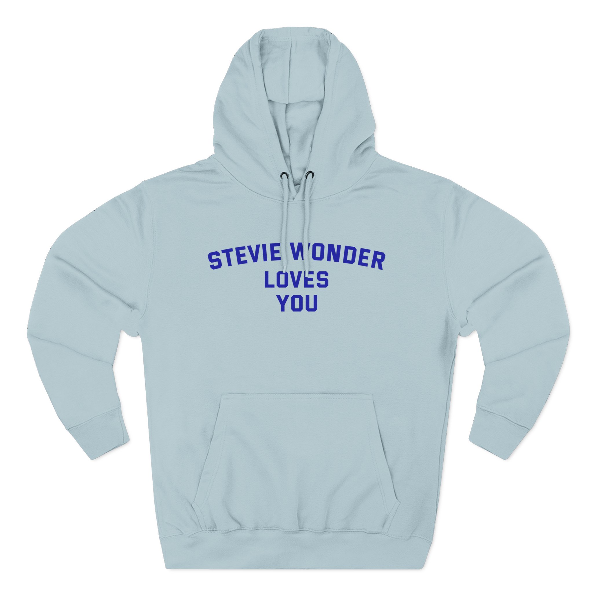 Stevie Wonder Loves You Three-Panel Fleece Hoodie