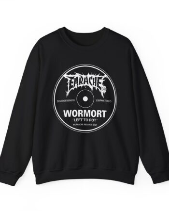 Wormrot Left to Rot Label Unisex Heavy Blend™ Crewneck Sweatshirt