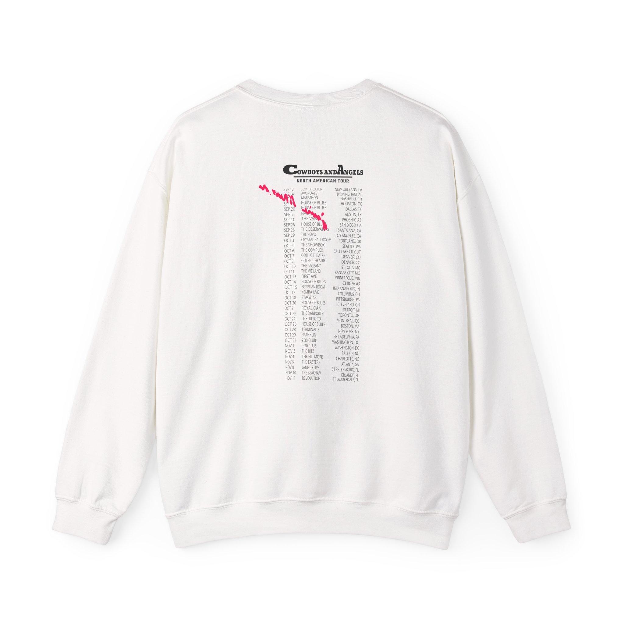 Jessie Murph Cowboys & Angels Tour Unisex Heavy Blendâ„¢ Crewneck Sweatshirt