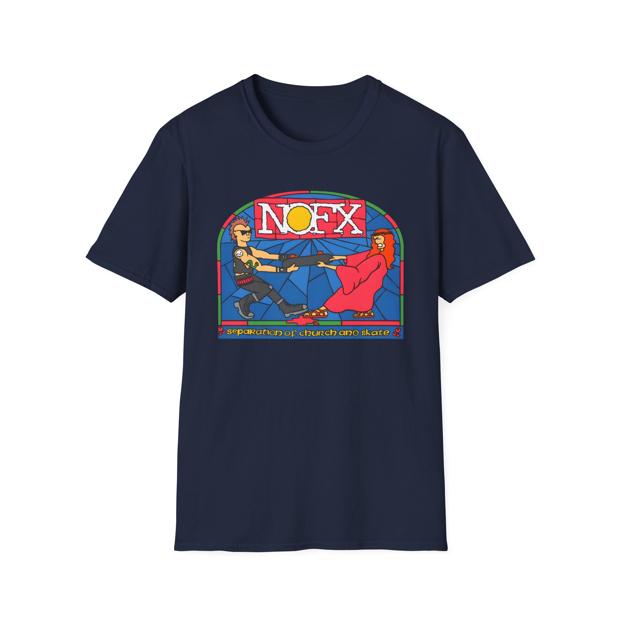 Nofx Seperation Unisex Softstyle T-Shirt