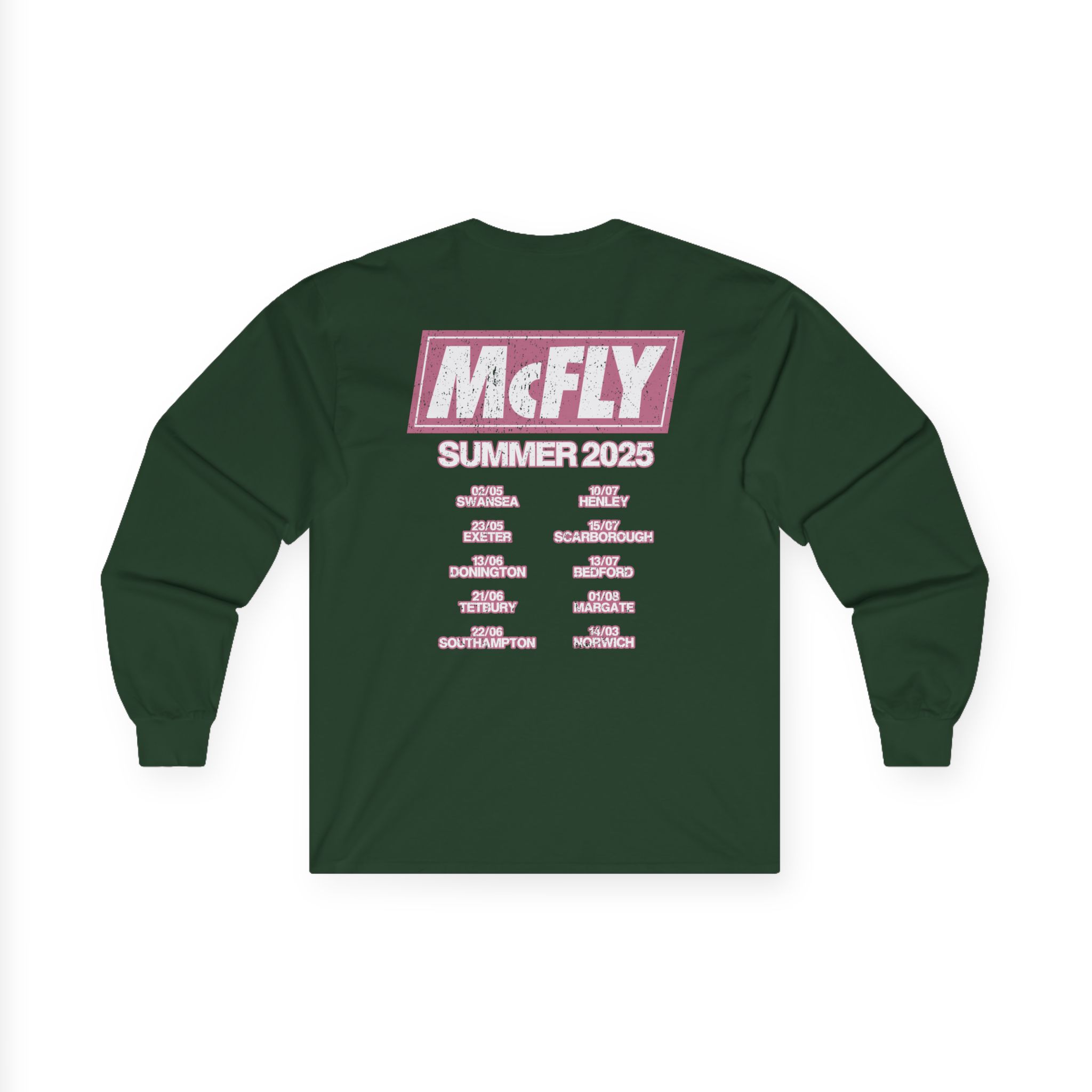 Mcfly Summer 2025 Tour Unisex Ultra Cotton Long Sleeve Tee