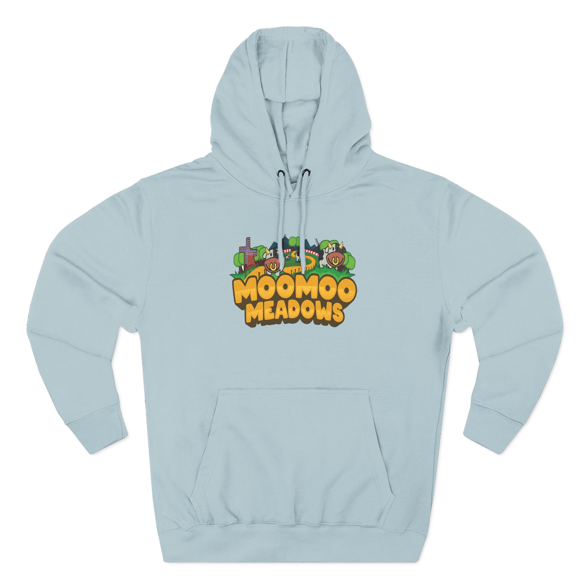 Georgenotfound Moo Moo Meadows Three-Panel Fleece Hoodie