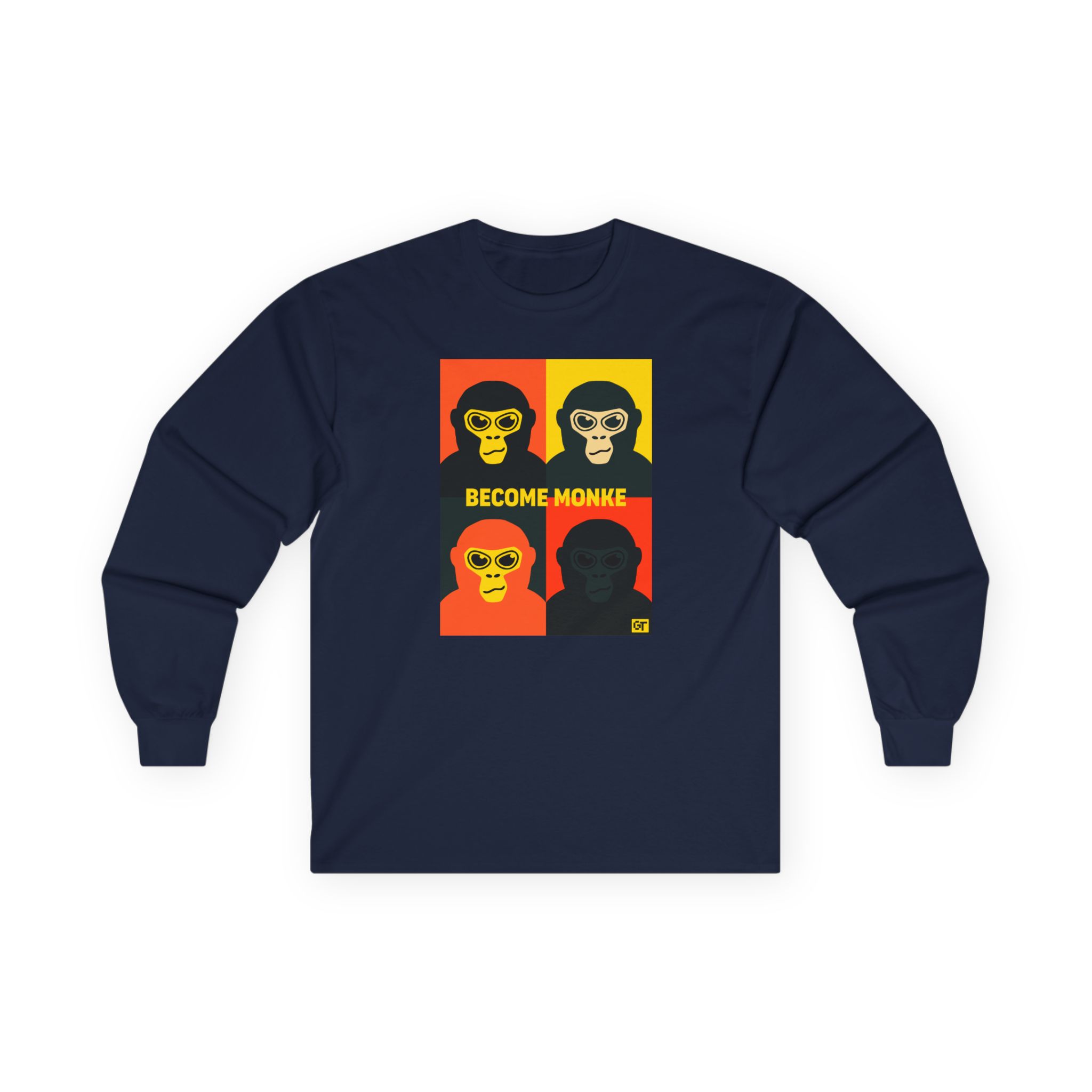 Gorilla Tag Become Monke Unisex Ultra Cotton Long Sleeve Tee