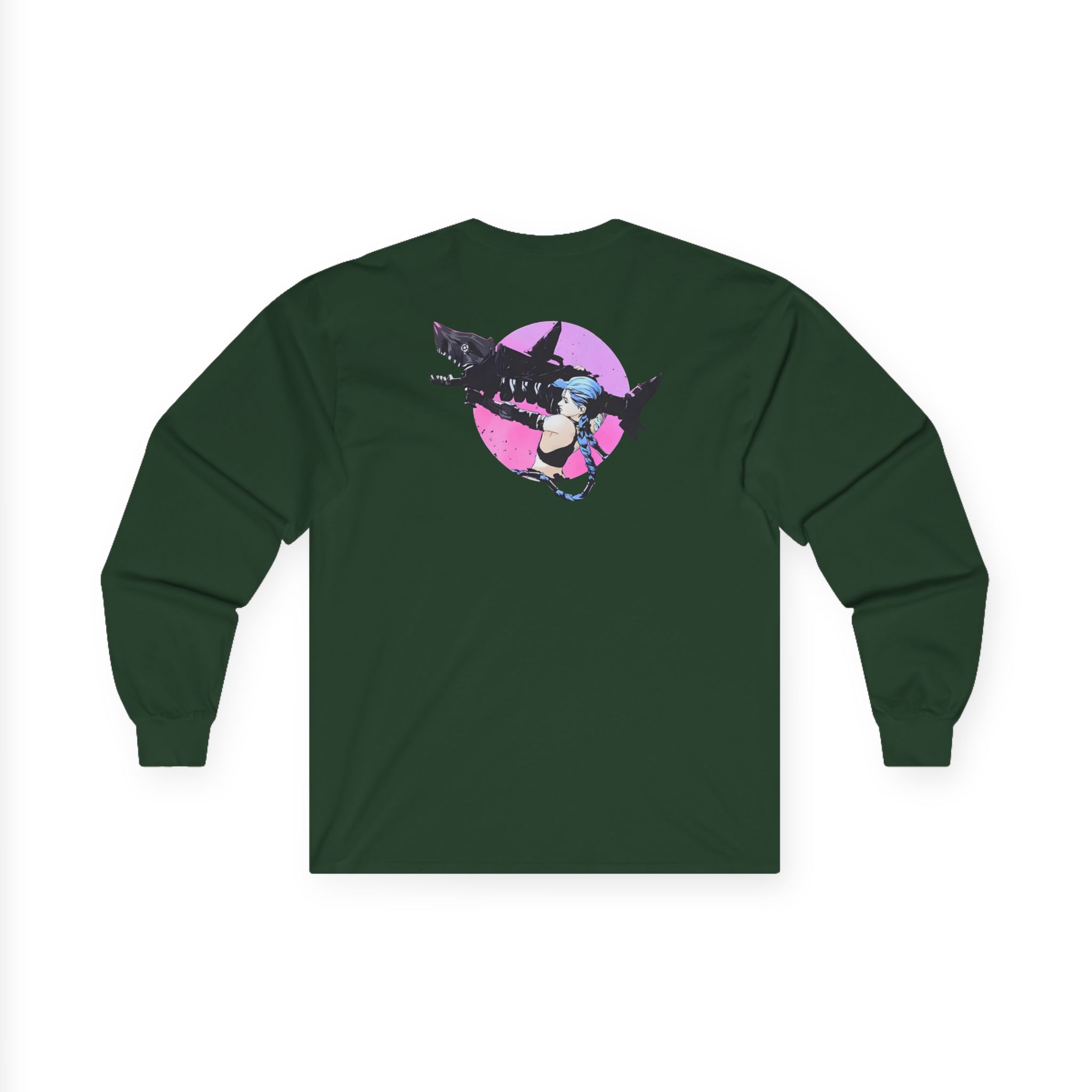 Jinx Arcane Gun Unisex Ultra Cotton Long Sleeve Tee