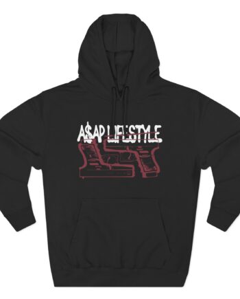 Asap Mob Lifestyle Three-Panel Fleece Hoodie