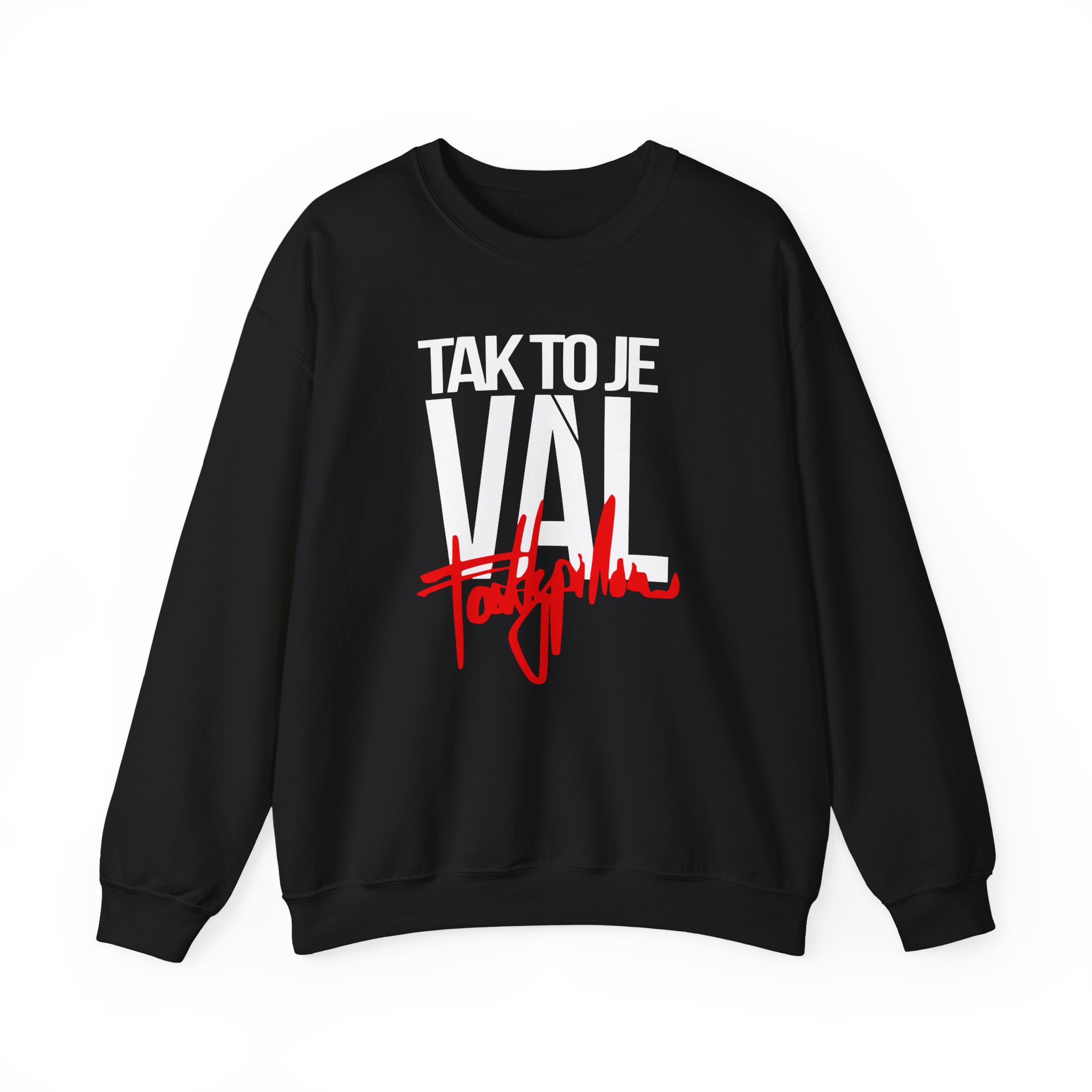 Fattypillow Tak to Je Val Unisex Heavy Blendâ„¢ Crewneck Sweatshirt