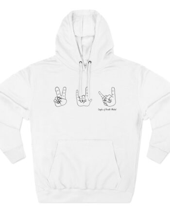 Eagles of Death Metal Peace Love Three-Panel Fleece Hoodie