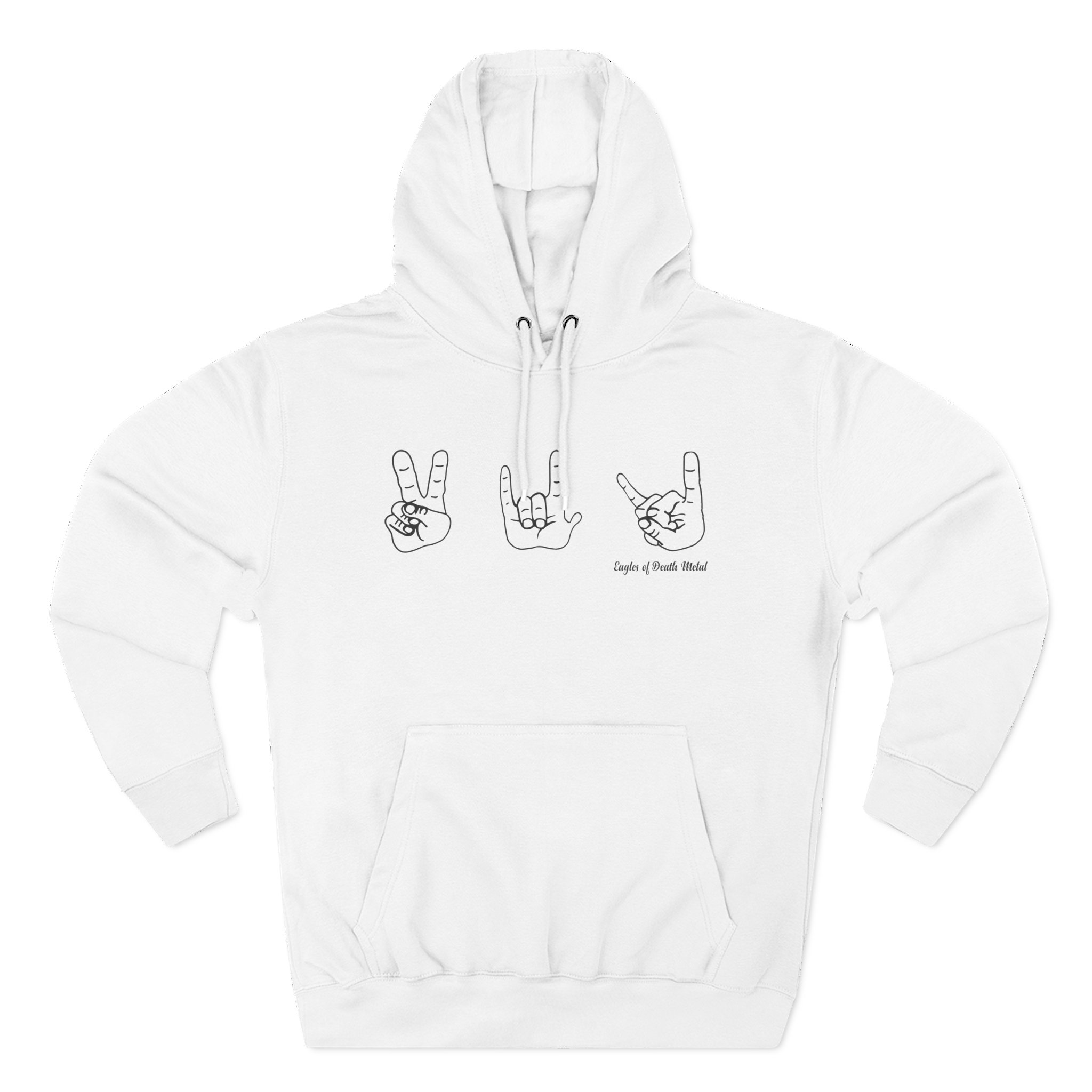 Eagles of Death Metal Peace Love Three-Panel Fleece Hoodie