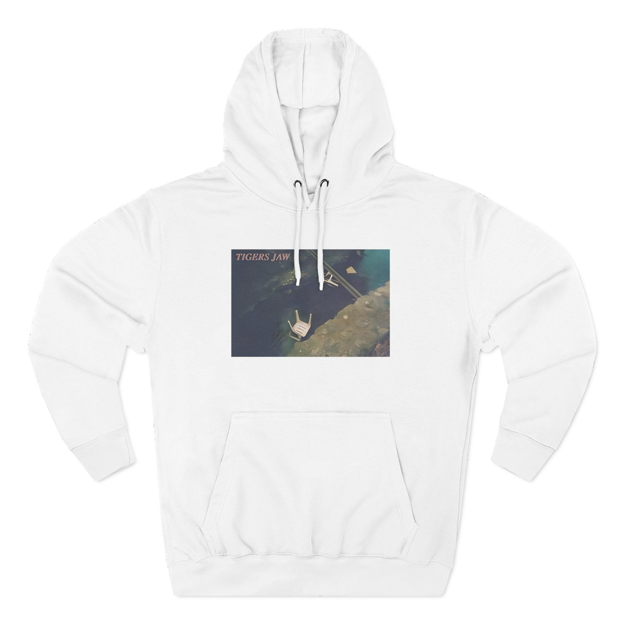 Tigers Jaw Chairs in Water Three-Panel Fleece Hoodie