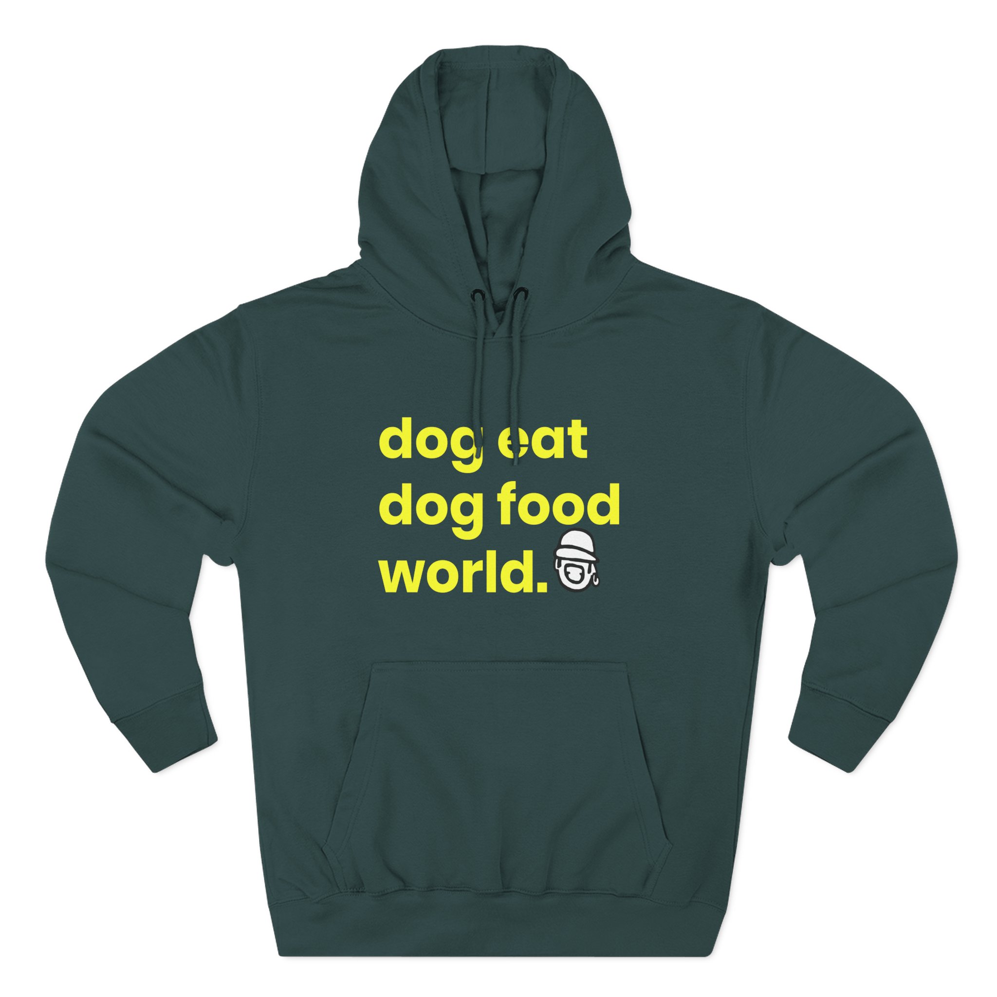 Niko B Dog Eat Dog Food World Three-panel Fleece Hoodie