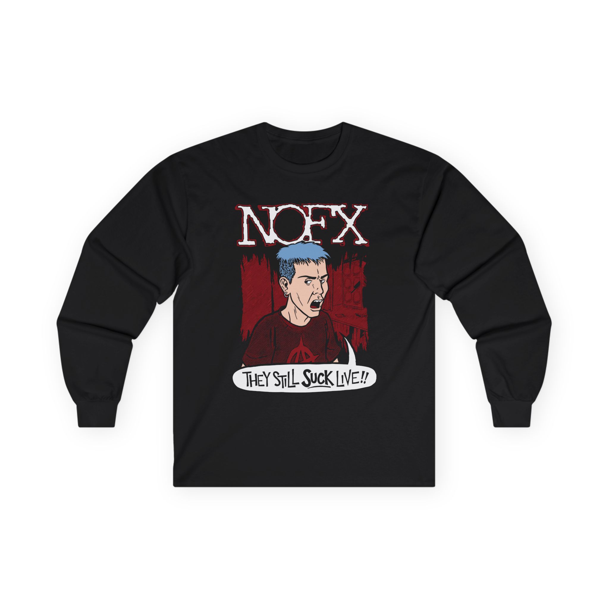 Nofx Jstill Suck Unisex Ultra Cotton Long Sleeve Tee