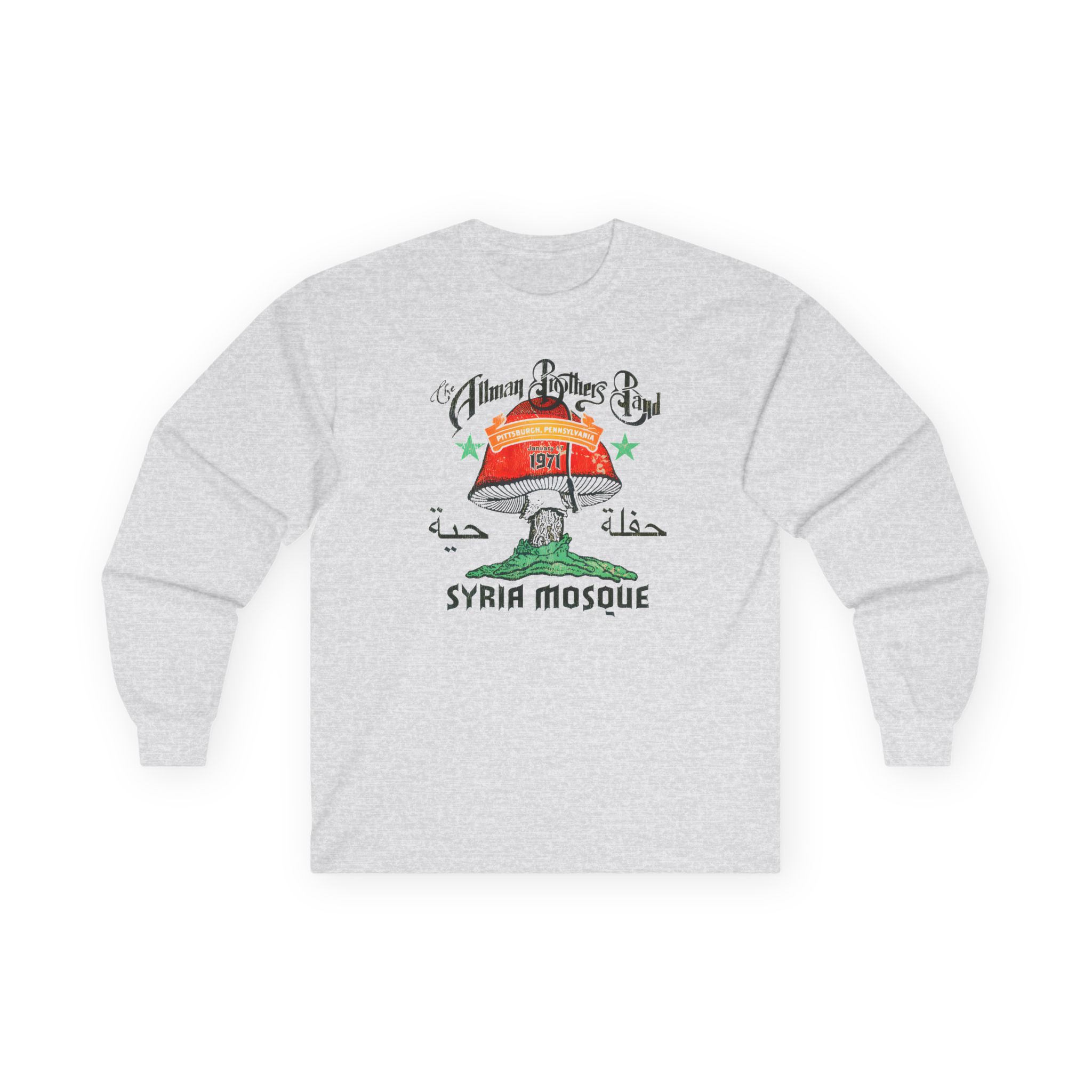 The Allman Brothers Pittsburgh 1971 Unisex Ultra Cotton Long Sleeve Tee