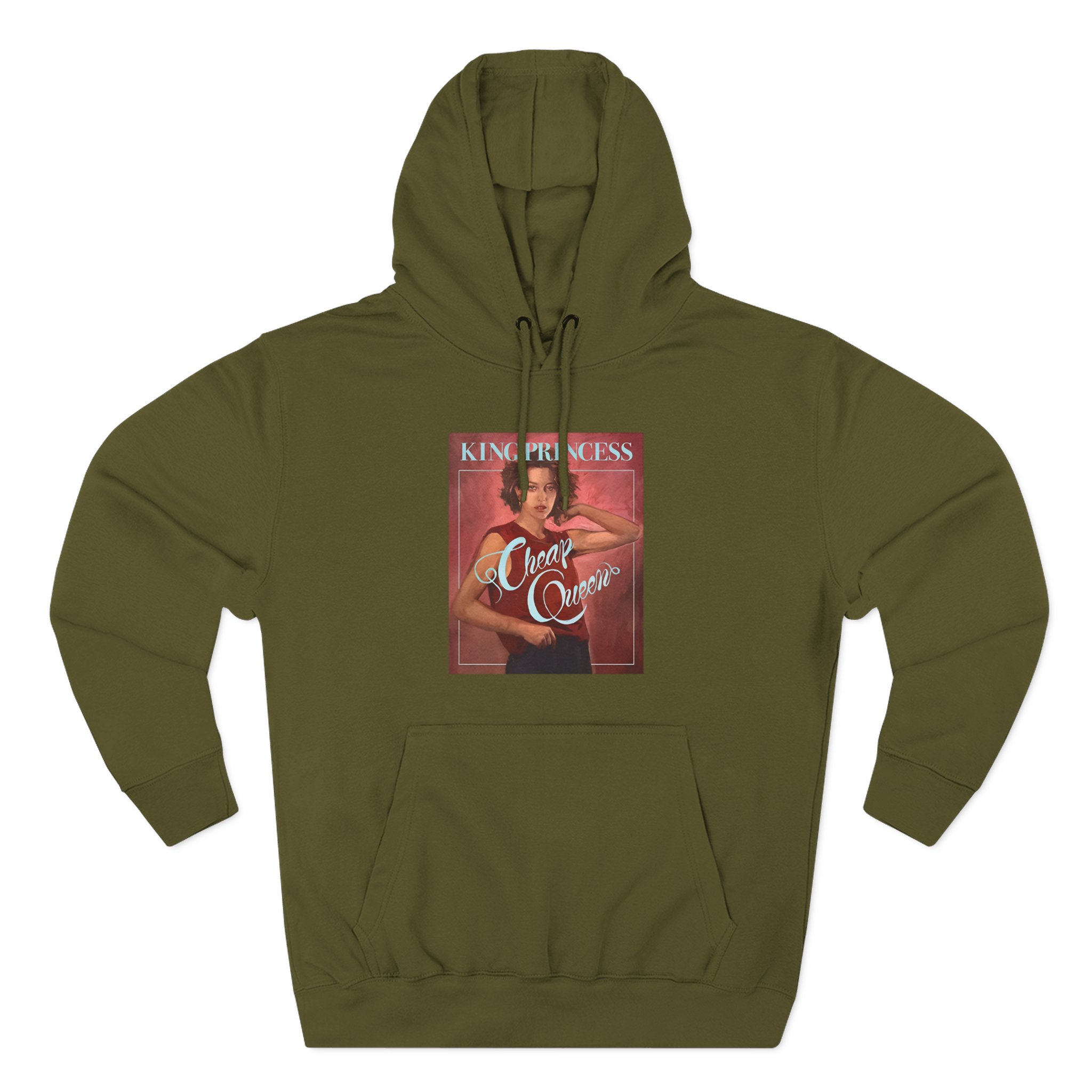 King Princess Cheap Queen Three-Panel Fleece Hoodie