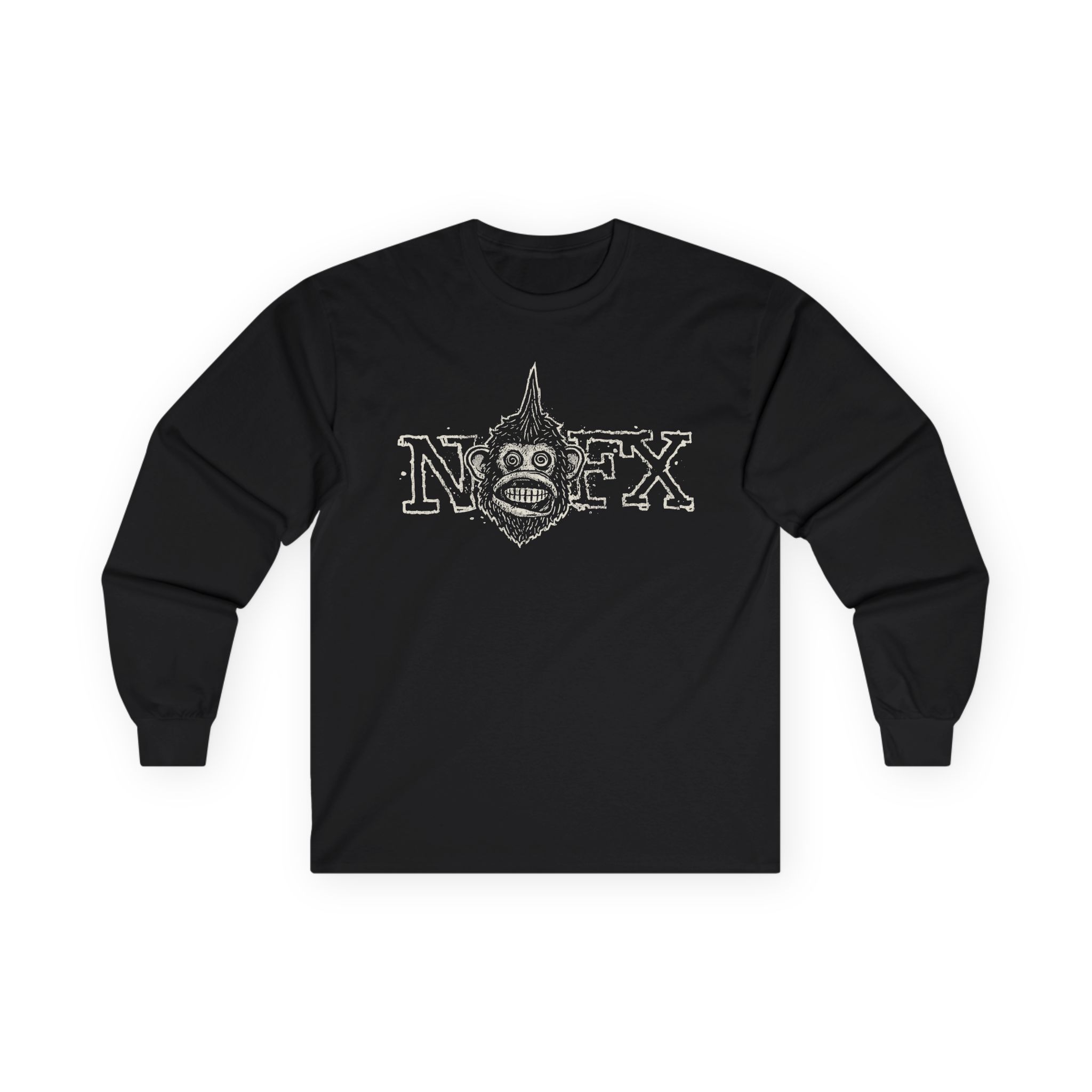Nofx Chimp Unisex Ultra Cotton Long Sleeve Tee