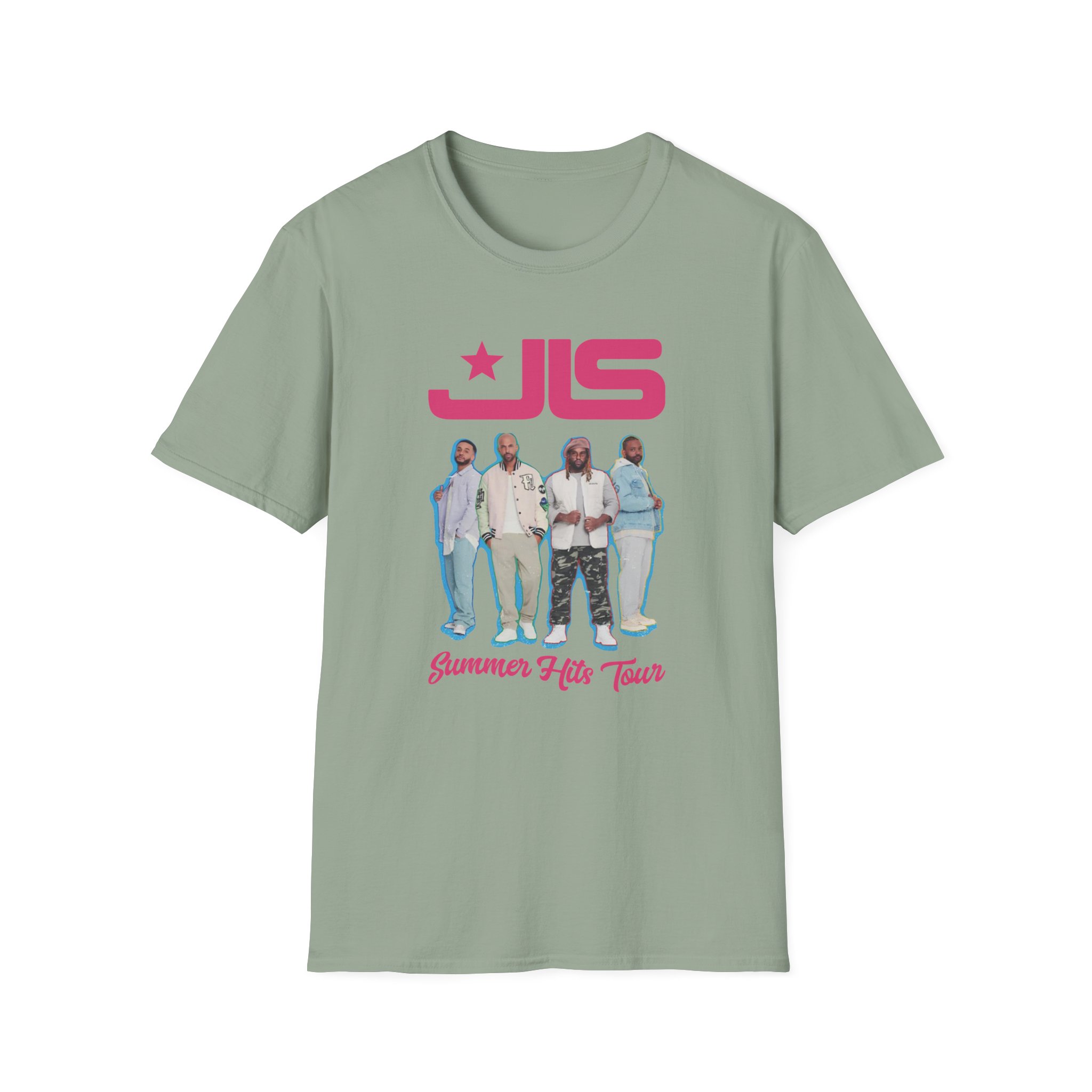 JLS Summer Hits Tour Unisex Softstyle T-Shirt