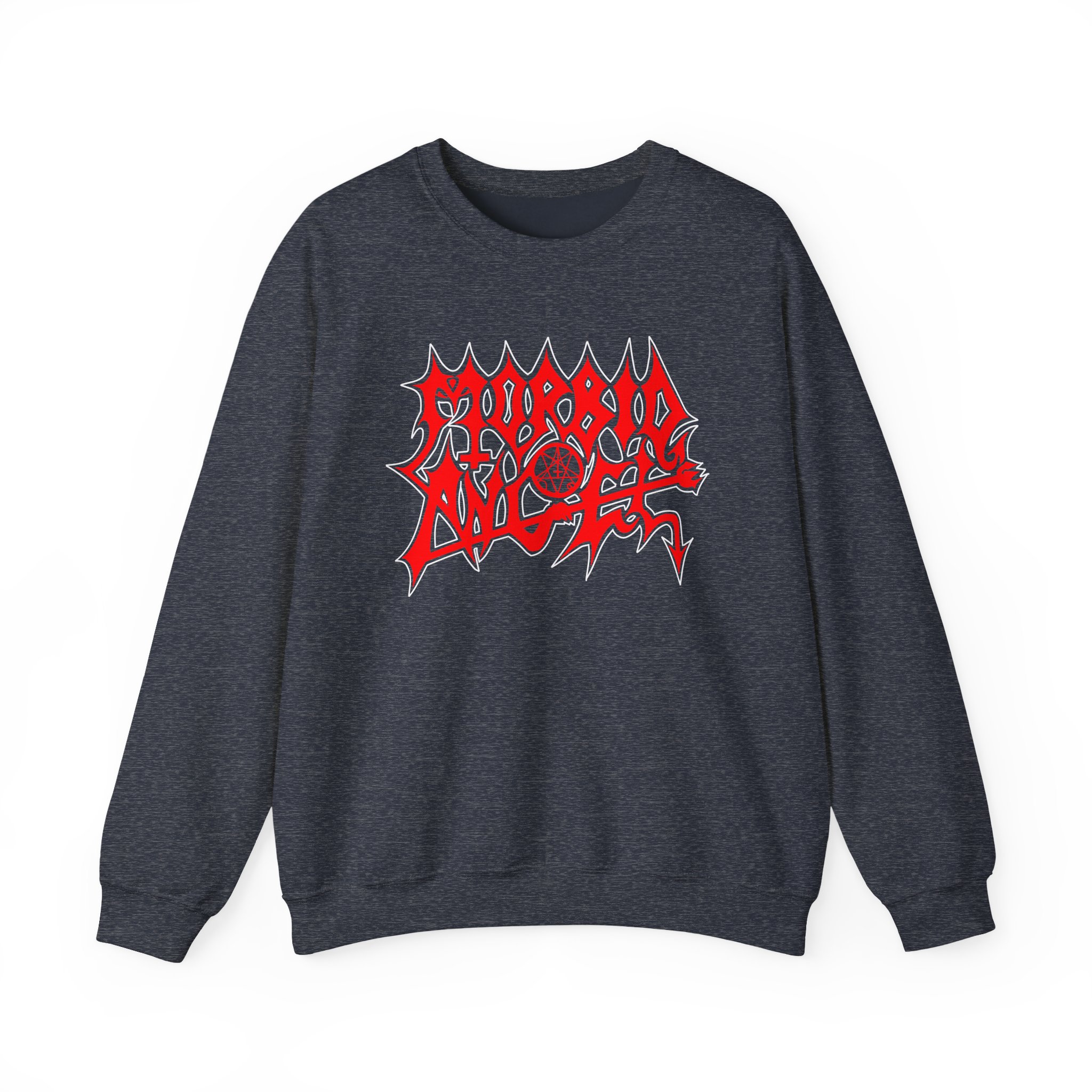 Morbid Angel Red Logo Unisex Heavy Blendâ„¢ Crewneck Sweatshirt