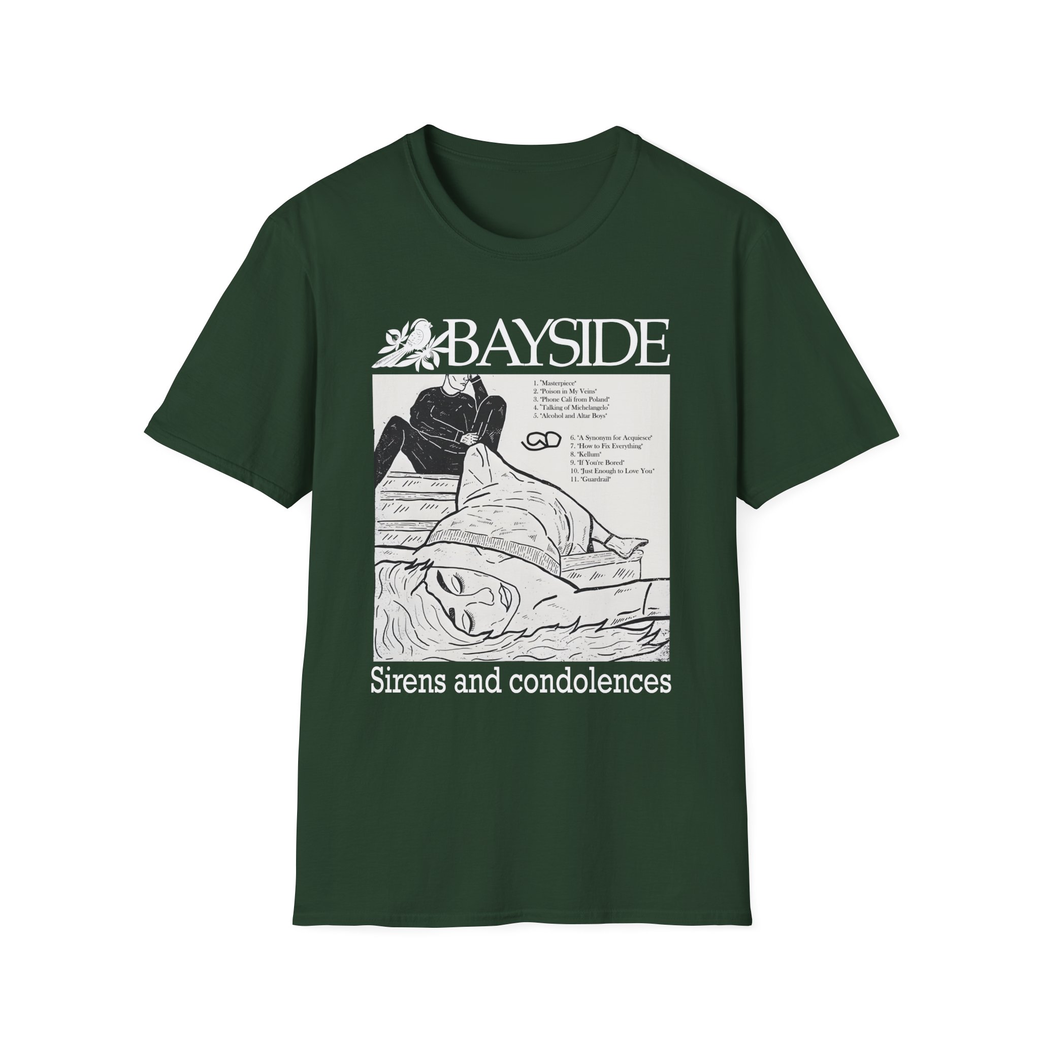 Bayside Sirens and Condolences Unisex Softstyle T-Shirt