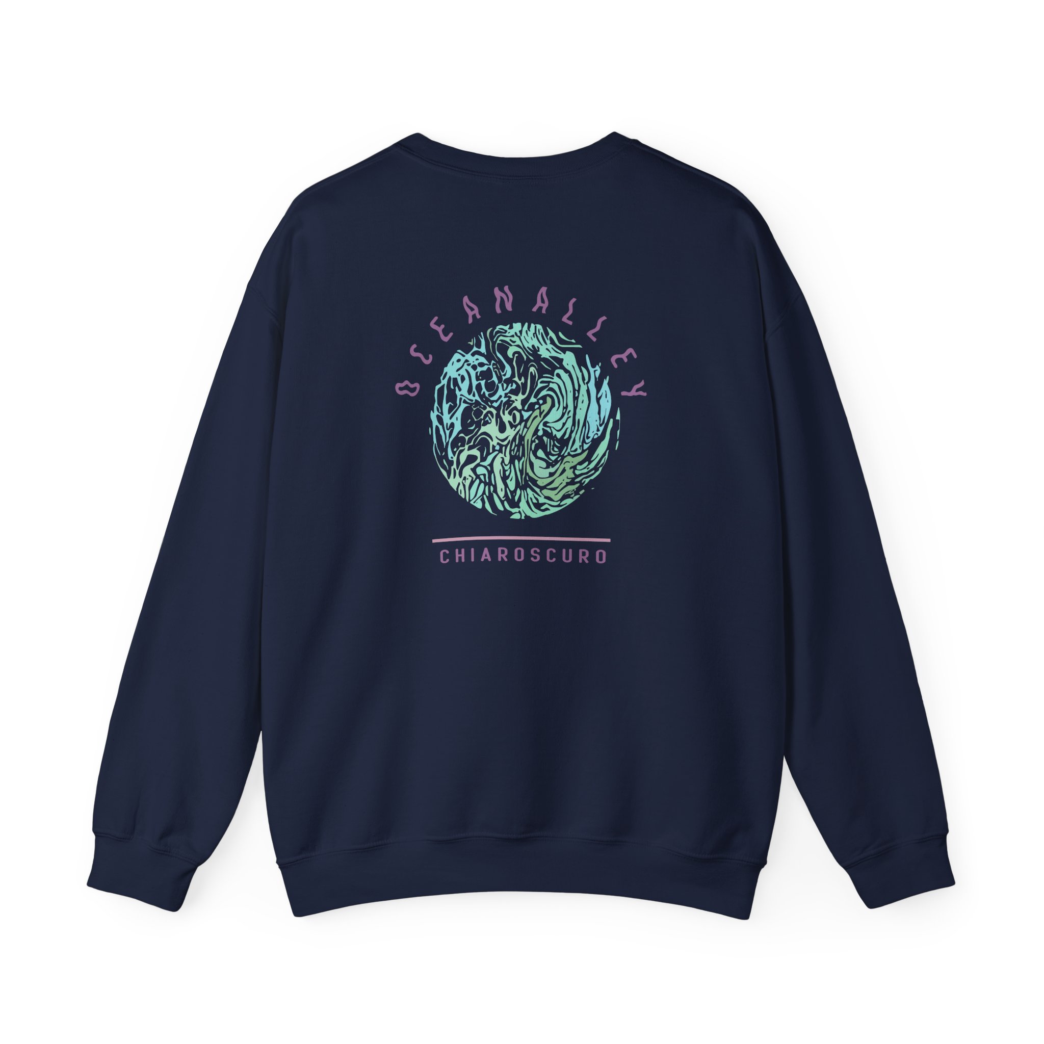 Ocean Alley Chiaroscuro Logo Unisex Heavy Blendâ„¢ Crewneck Sweatshirt