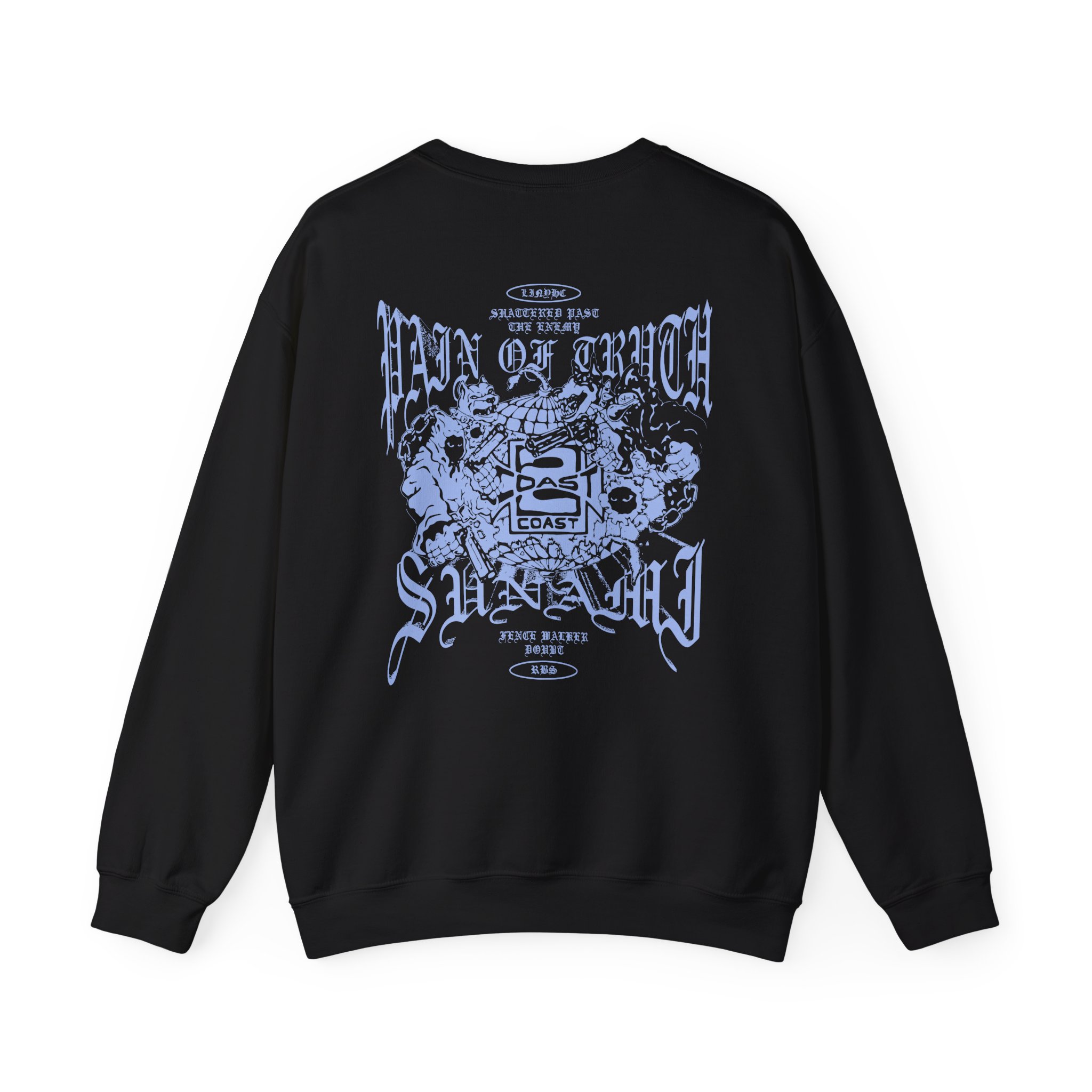 Pain of Truth Split Unisex Heavy Blendâ„¢ Crewneck Sweatshirt