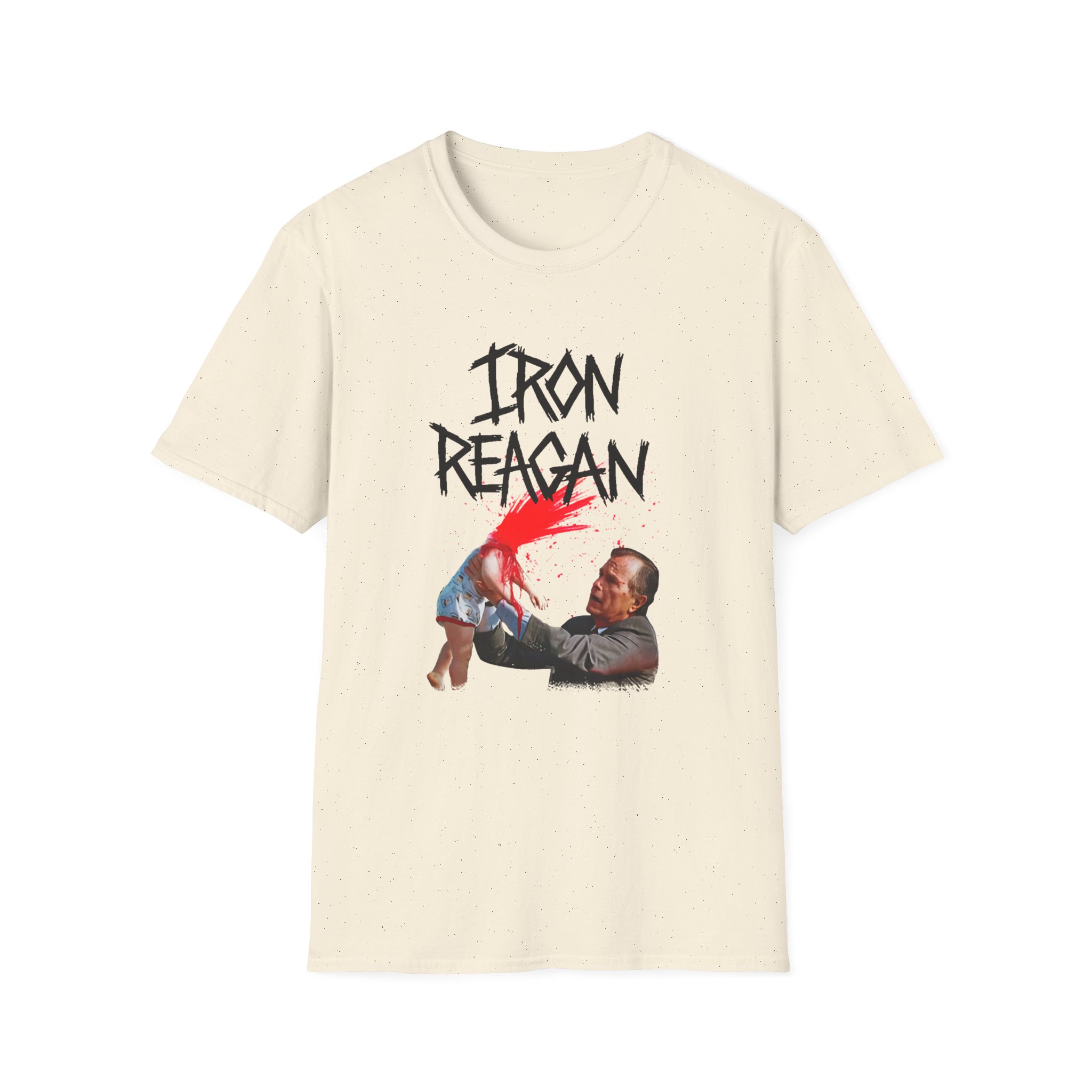 Iron Reagan Asshole Bush Unisex Softstyle T-Shirt