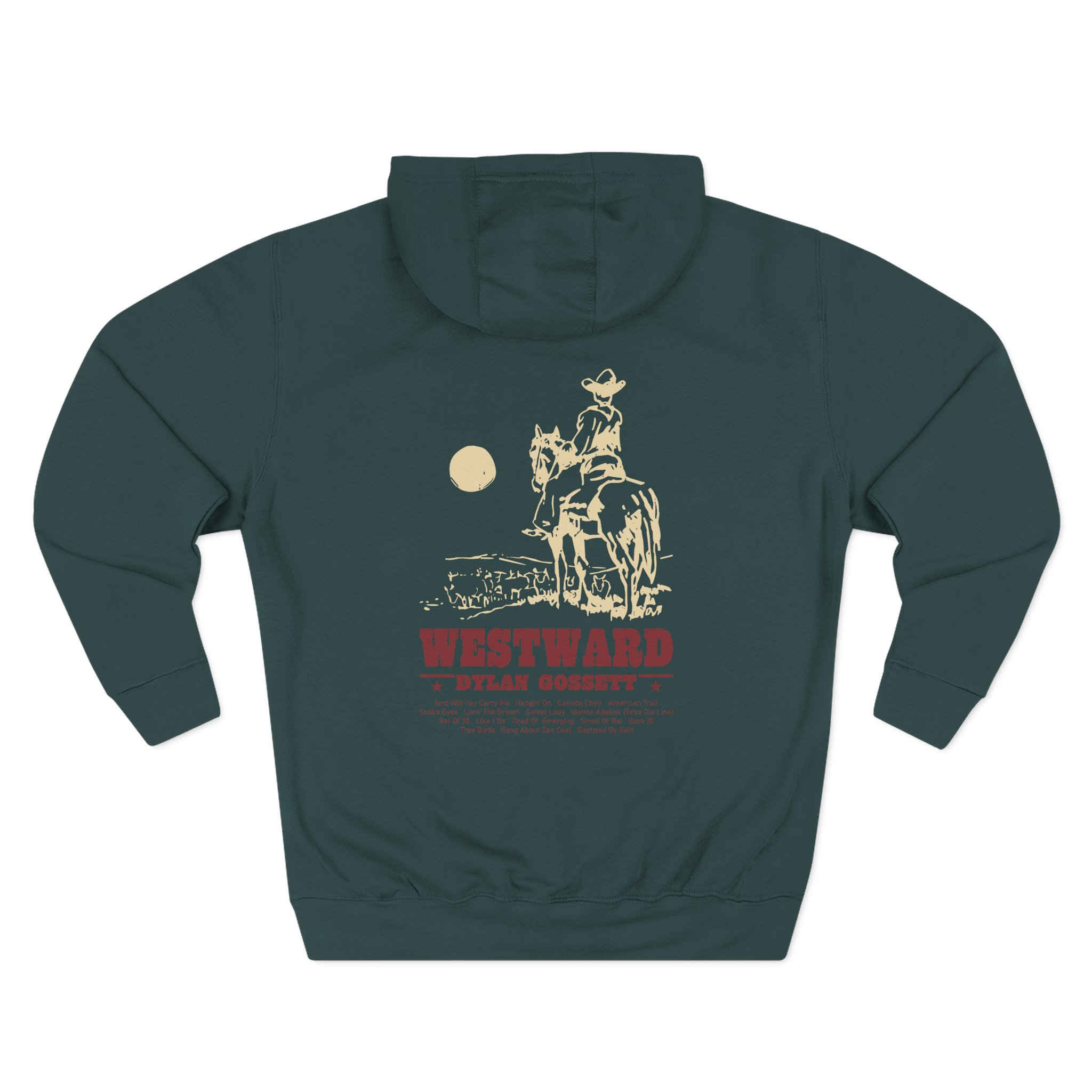 Dylan Gossett Westward Cowboy Three-panel Fleece Hoodie
