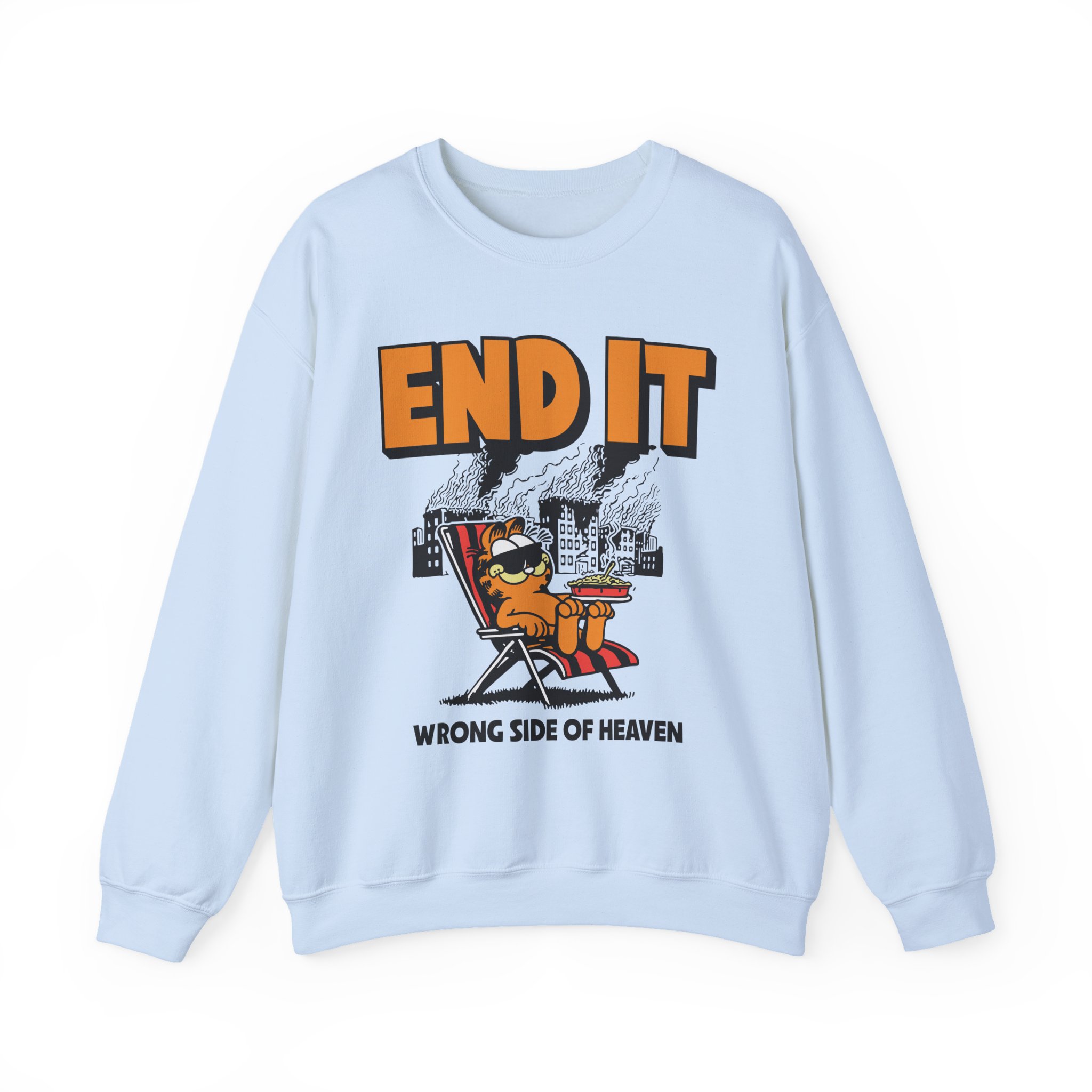 End It Garfield Unisex Heavy Blendâ„¢ Crewneck Sweatshirt