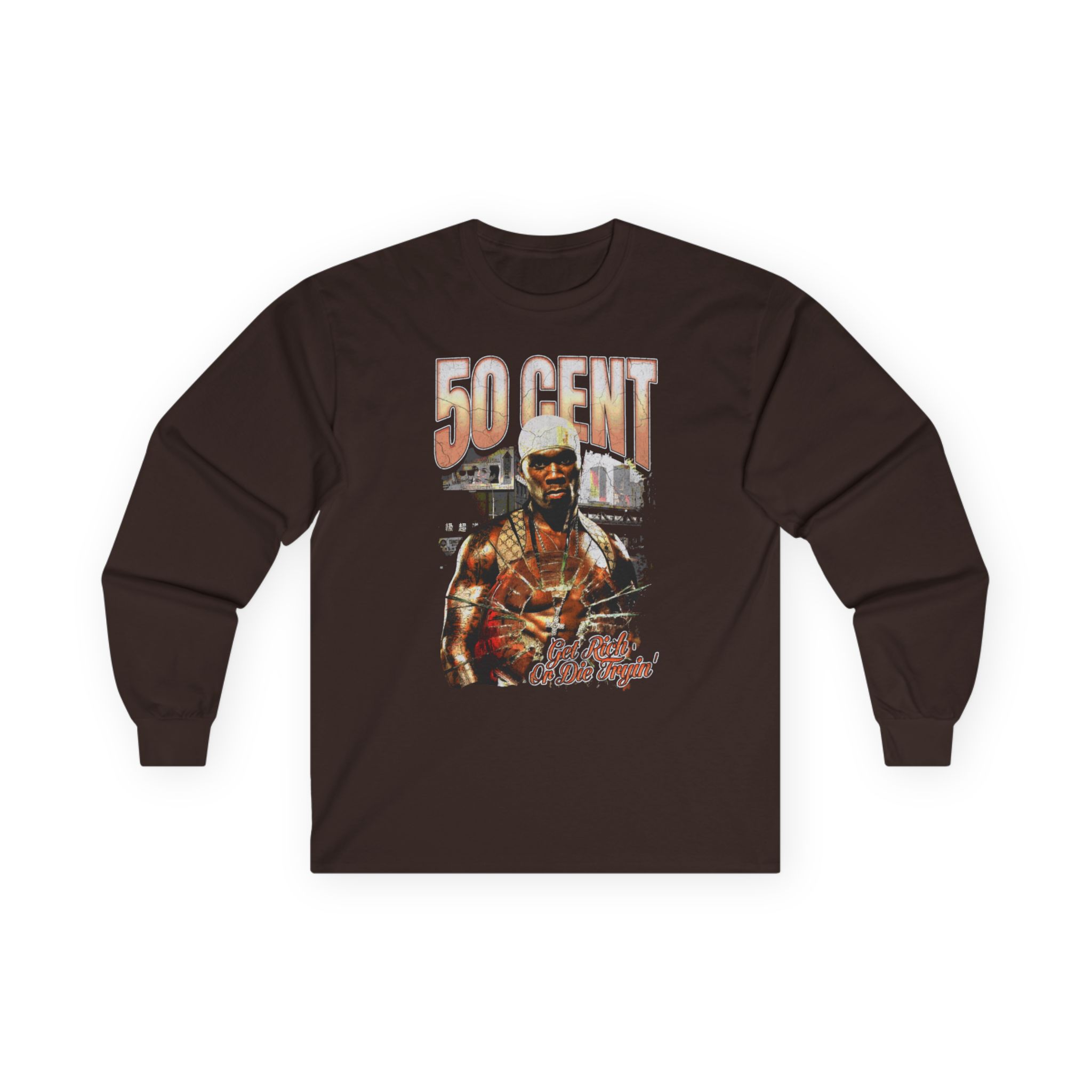 50 Cent Get Rich or Die Tryin Unisex Ultra Cotton Long Sleeve Tee
