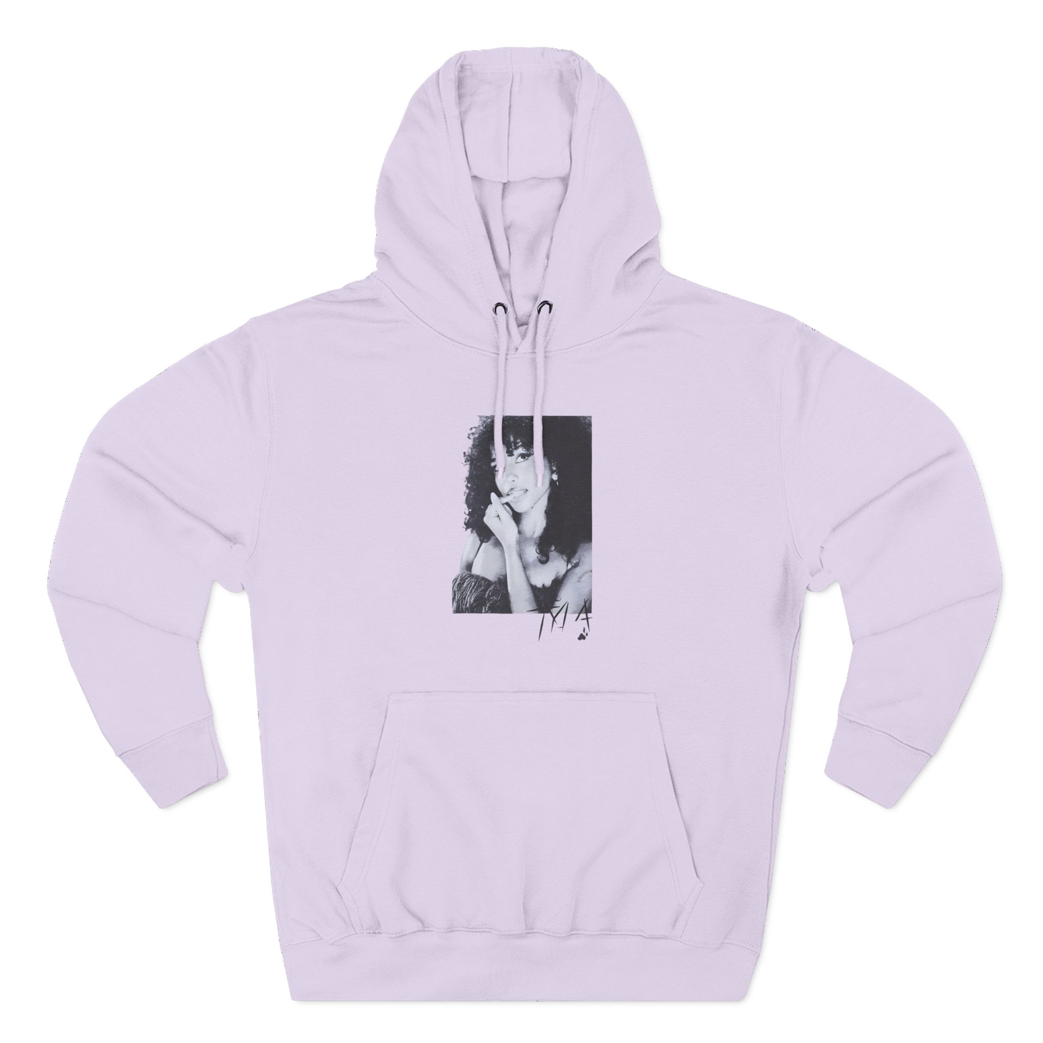 Tyla Portrait & Paw Three-Panel Fleece Hoodie