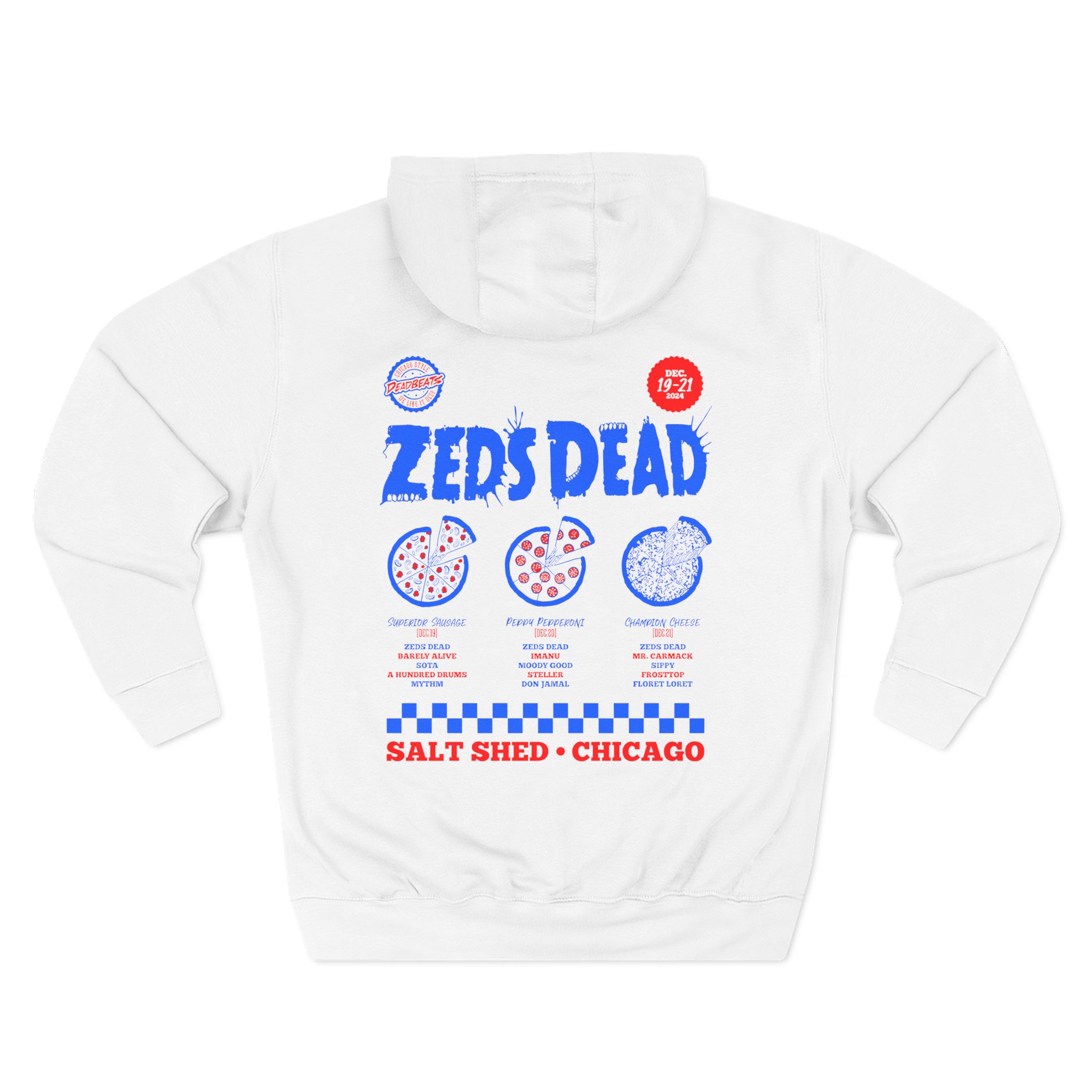 Zeds Dead Three-Panel Fleece Hoodie