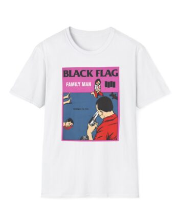 Black Flag Family Man Unisex Softstyle T-Shirt