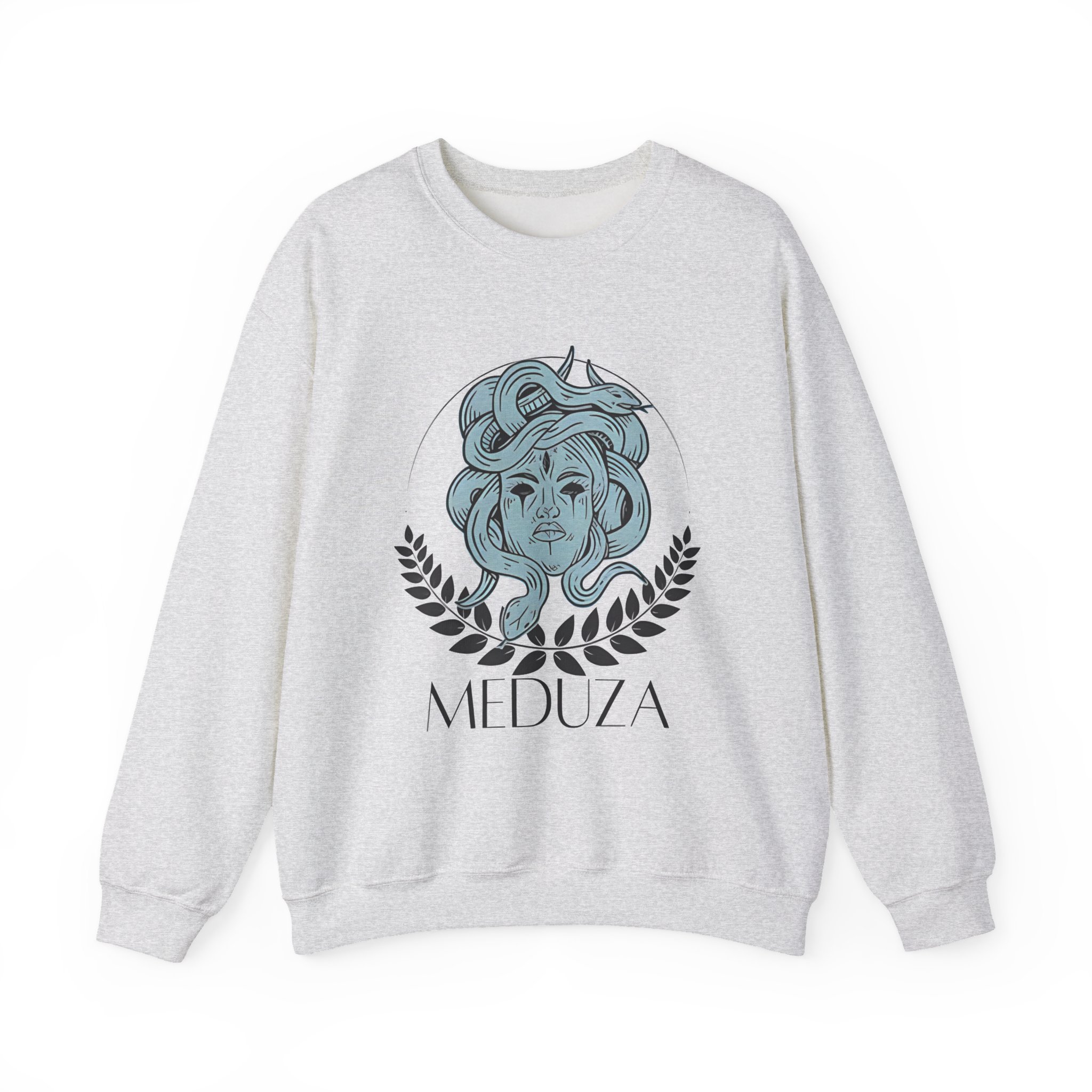 Meduza Head Fleece Unisex Heavy Blendâ„¢ Crewneck Sweatshirt